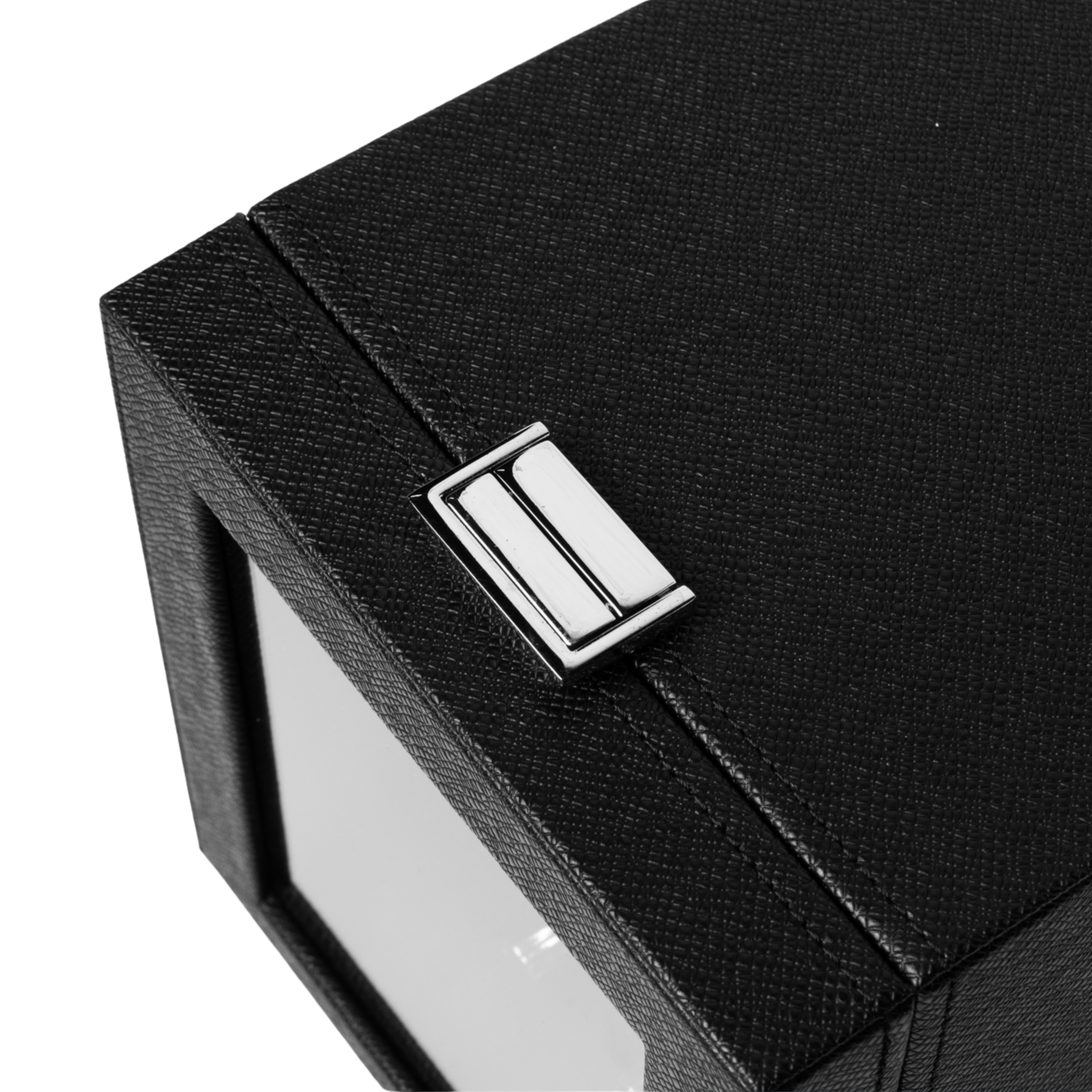 Watch Winder - Saffiano Leather (Single/Double) | Black