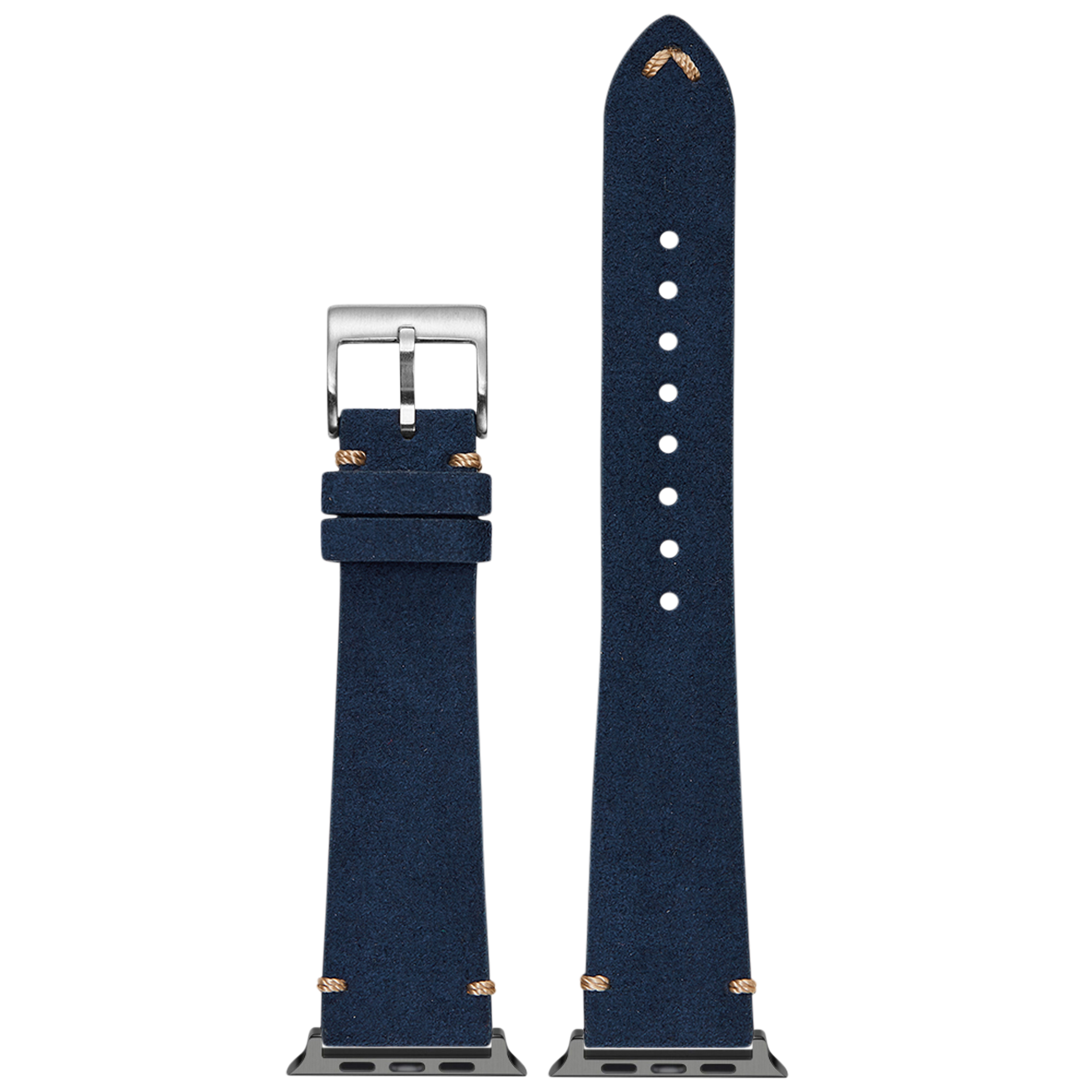 [Apple Watch] Alcantara Leather - Vintage  - Navy Blue