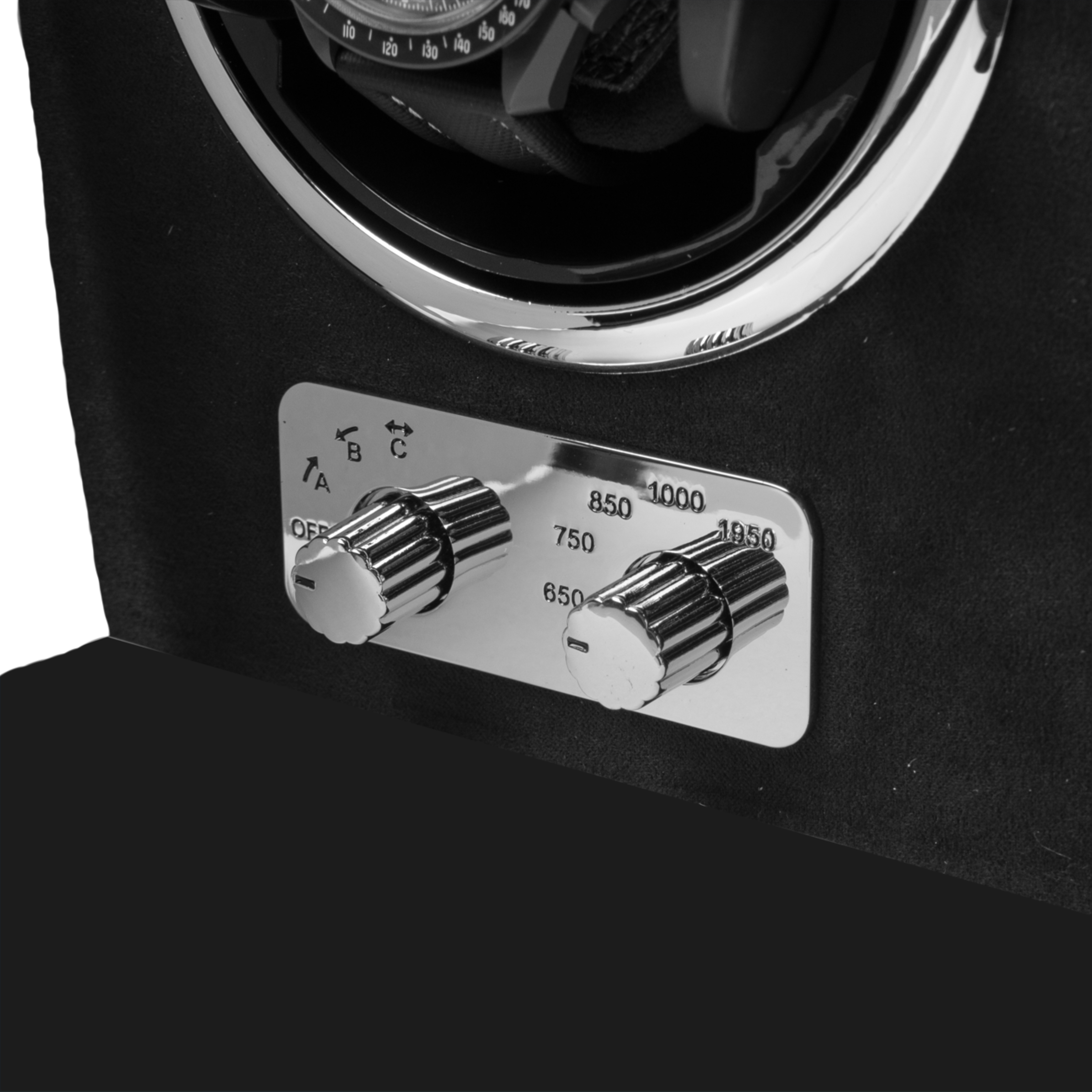 Watch Winder - Saffiano Leather (Single/Double) | Black