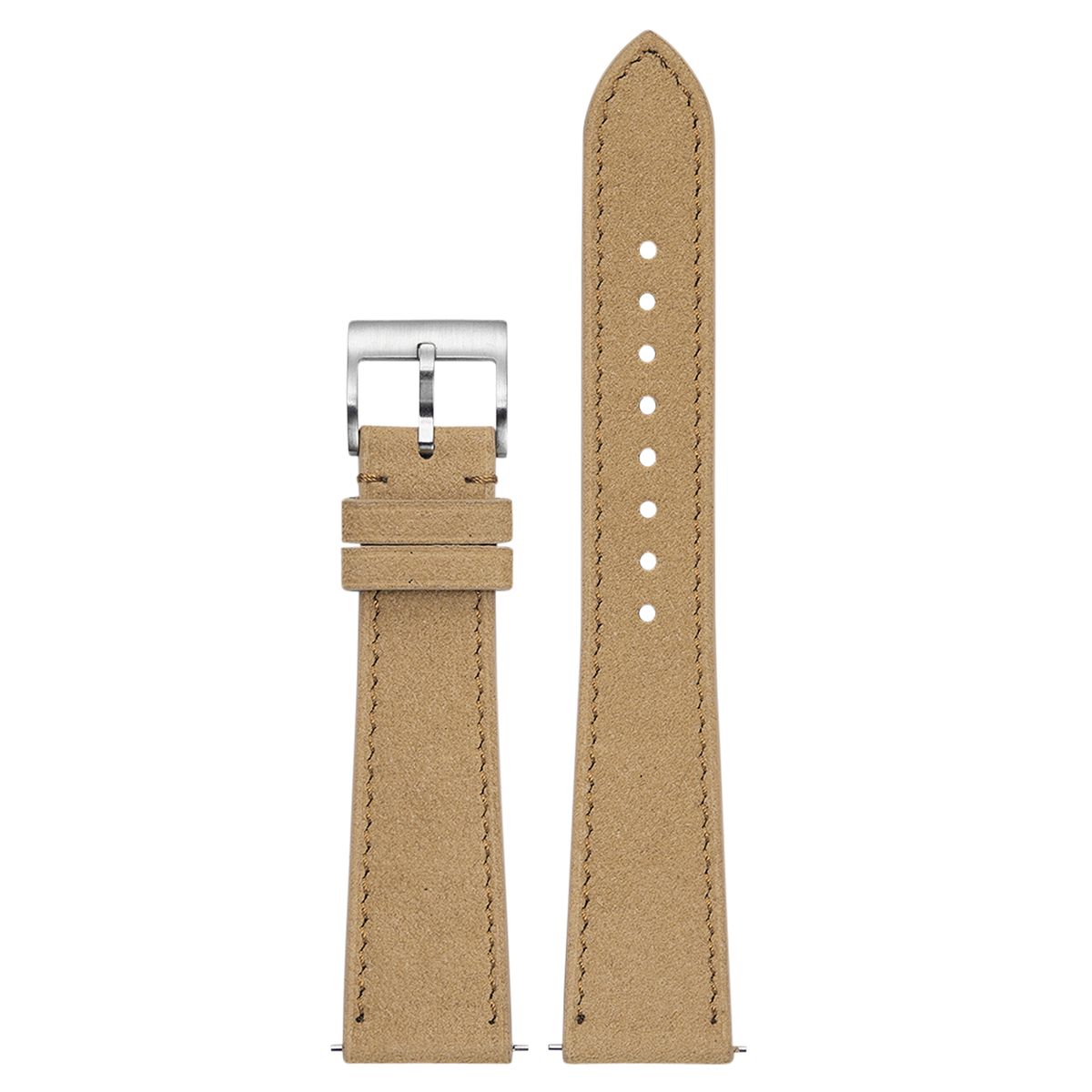 Alcantara Leather - Brown for Pixel Watch 3-5 45mm