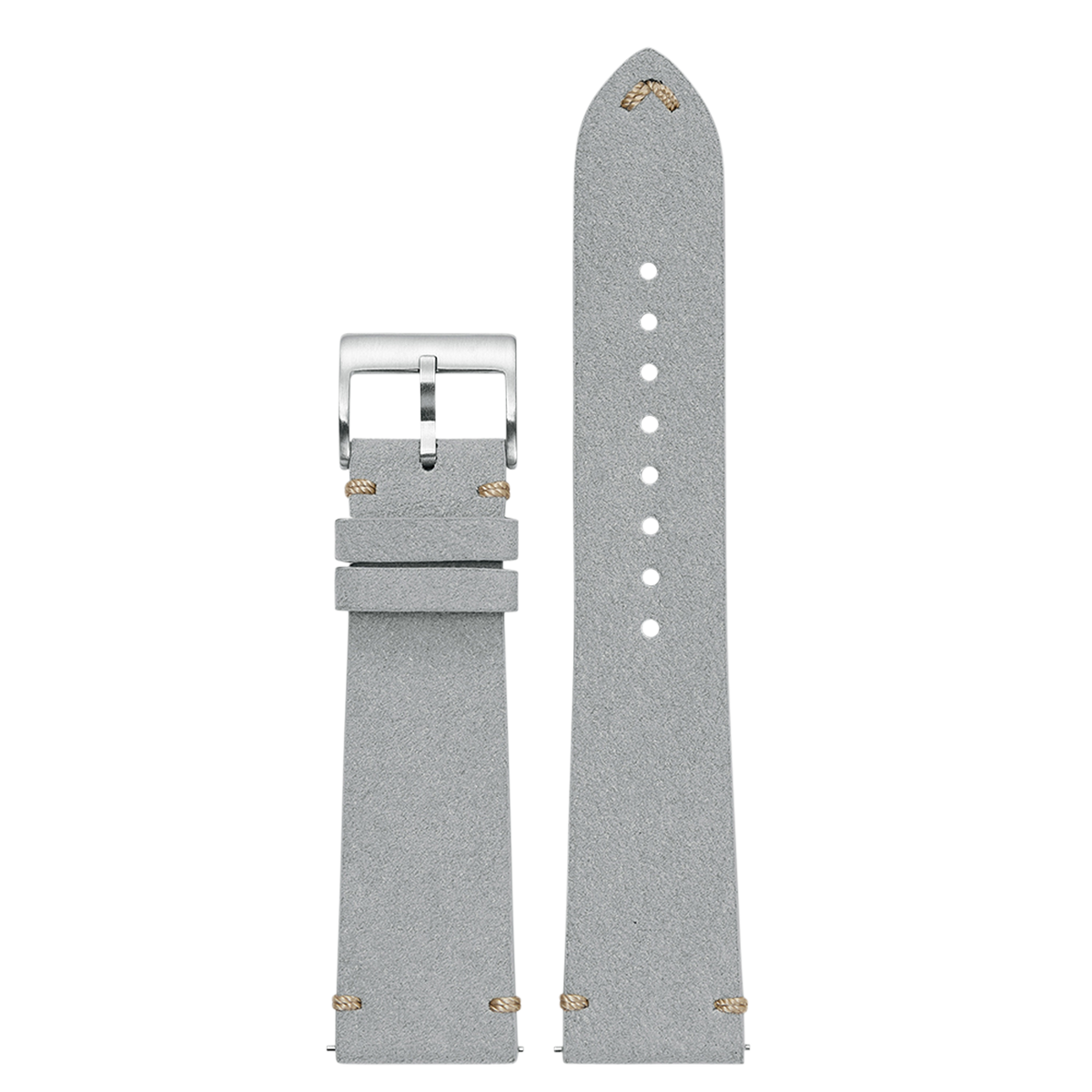 Alcantara Leather - Vintage - Grey for Pixel Watch 3-5 45mm