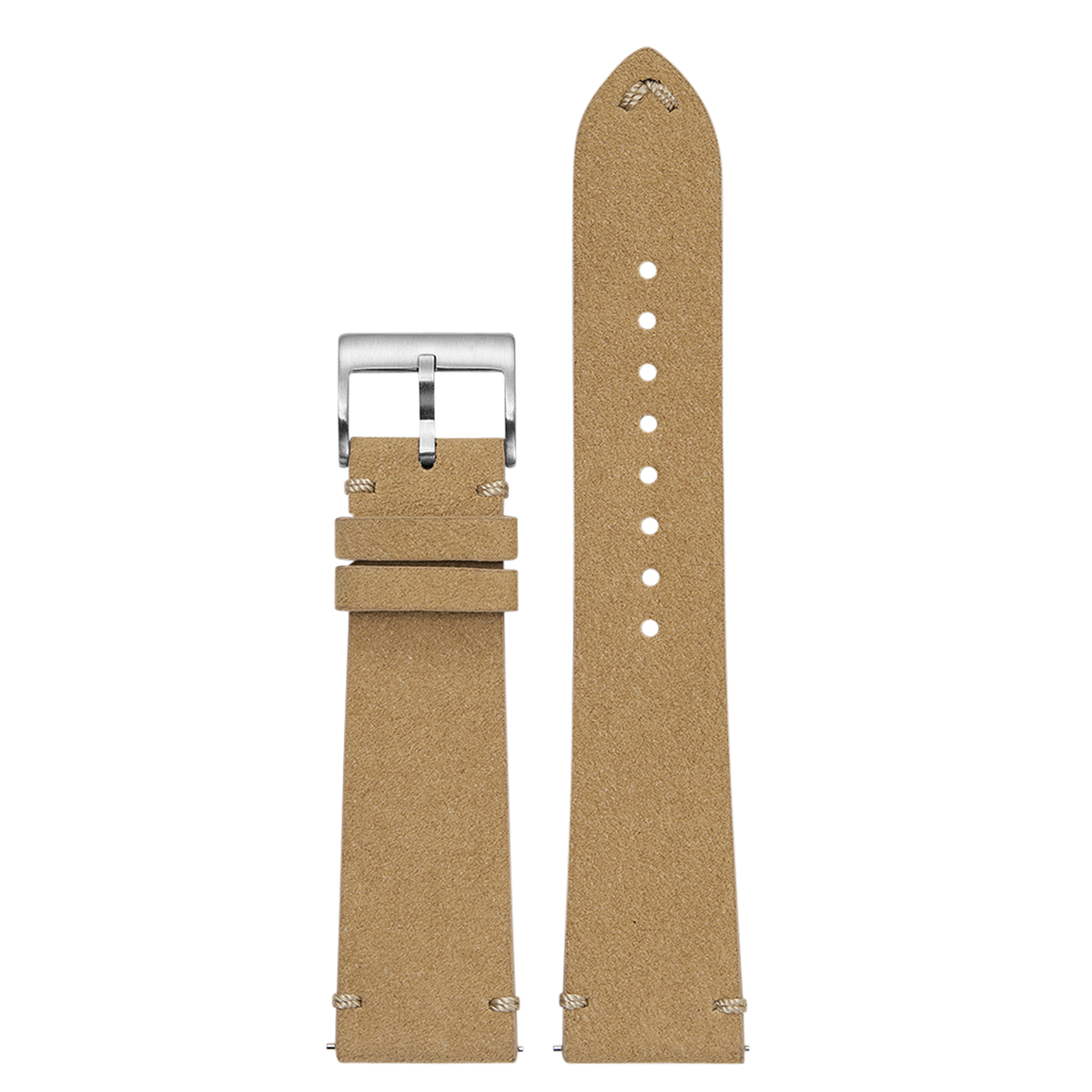 Alcantara Leather - Vintage - Brown for Pixel Watch 3-5 45mm