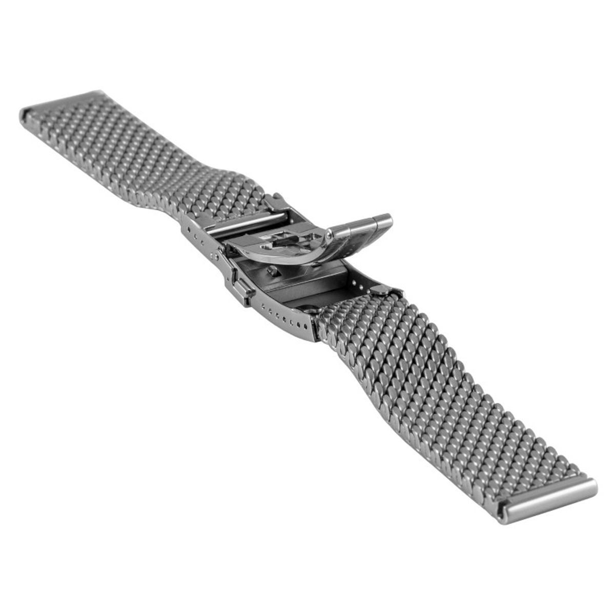 Staib stainless steel Milanese mesh watch strap 20mm with adjustable buckle clasp