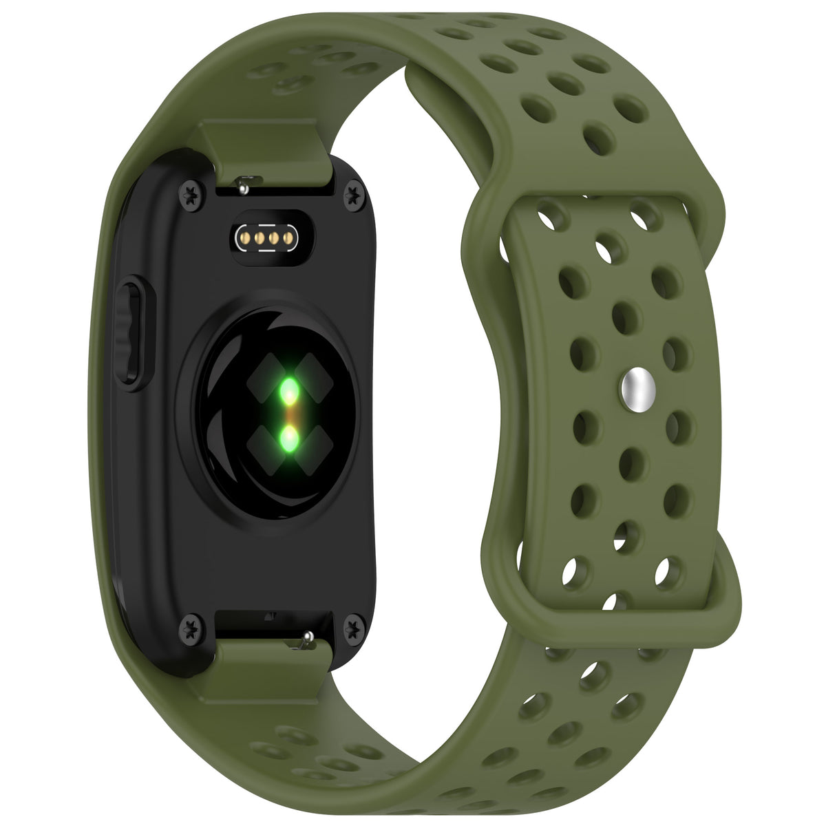 Garmin Cirqa Breathable Sports Silicone - Army Green (2)