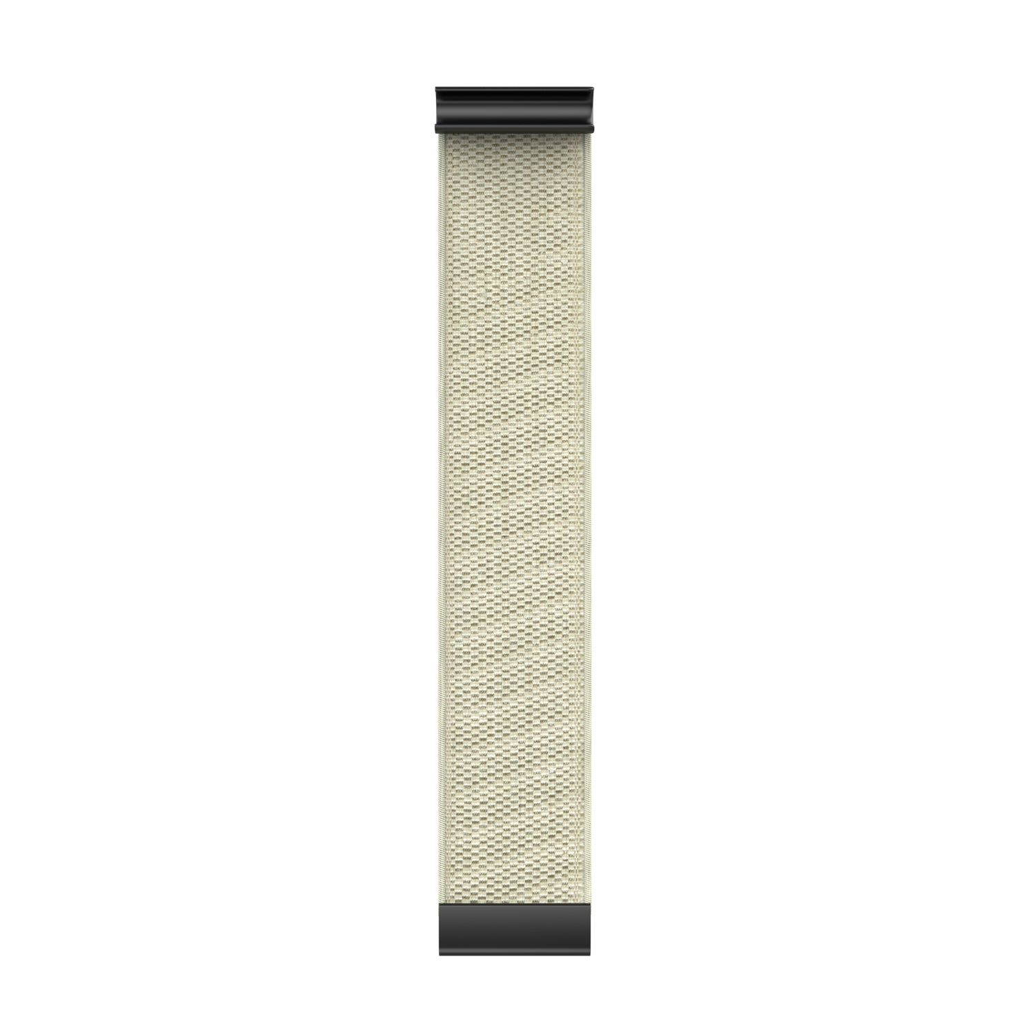 Whoop 4 beige woven loop sport band with black end caps for smartwatch