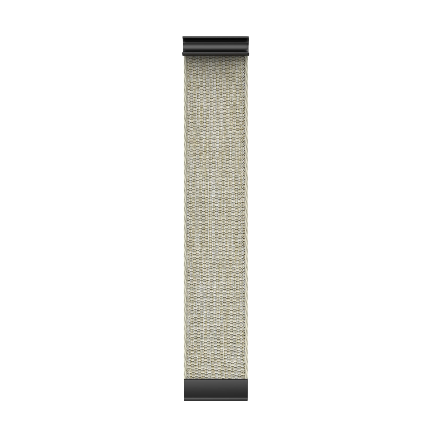 Woven beige loop band with black end caps for Whoop 4 fitness tracker