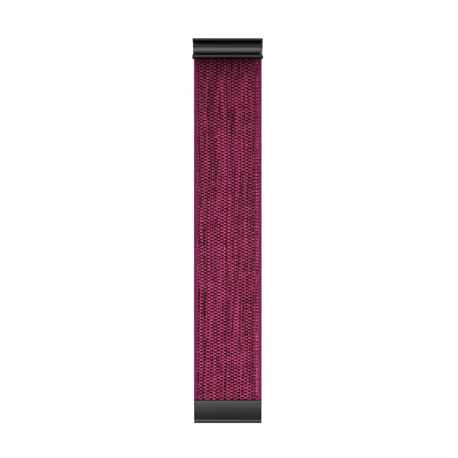 Burgundy woven loop band with black aluminum ends for Whoop 4 fitness tracker