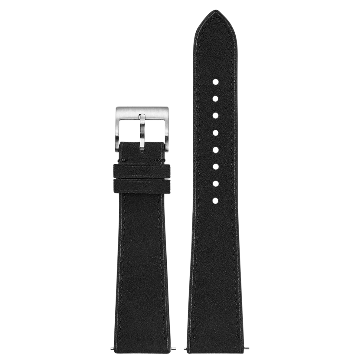 Alcantara Leather - Black for Pixel Watch 1-5 41mm