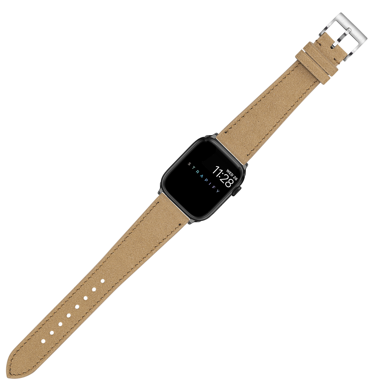 [Apple Watch] Alcantara Leather - Brown