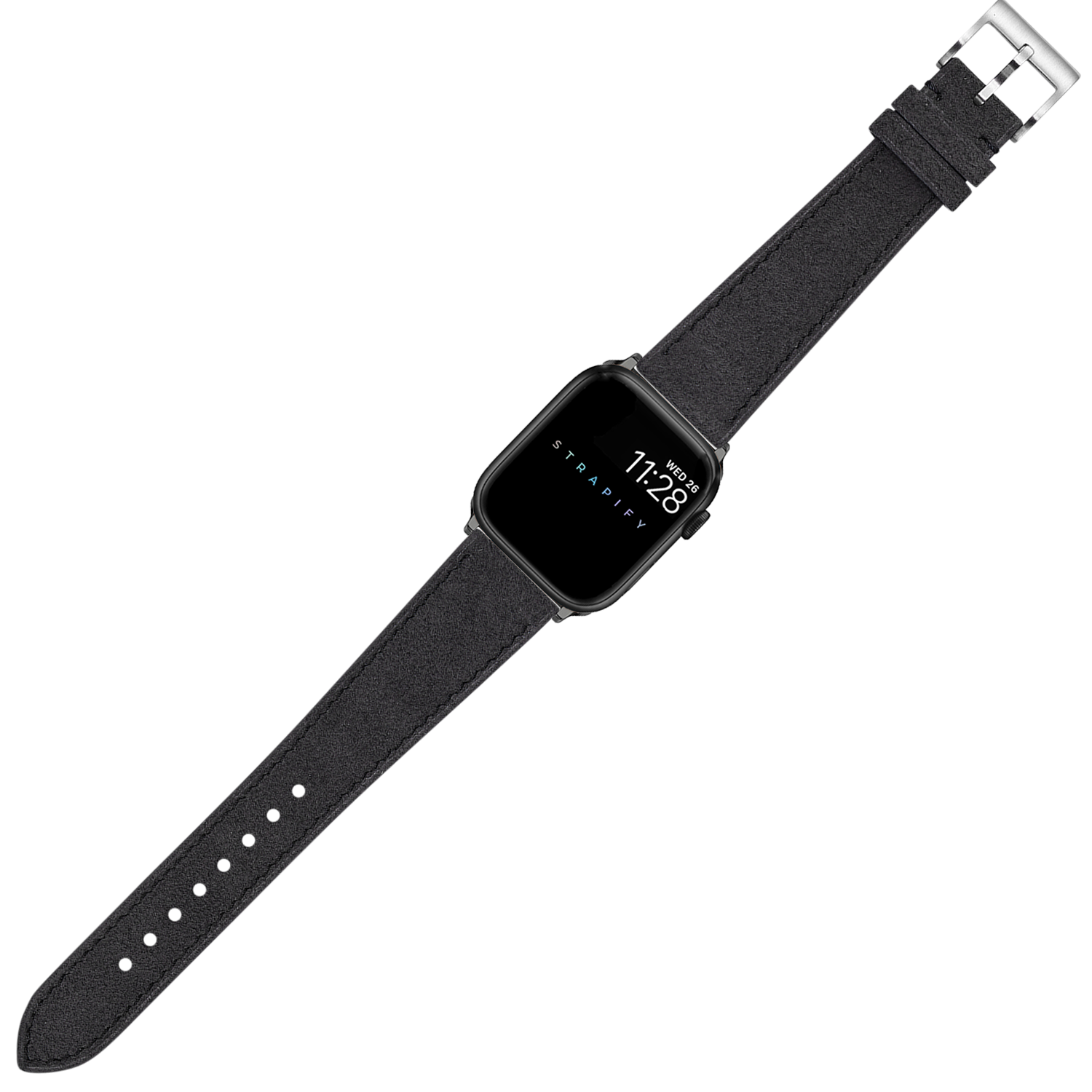 [Apple Watch] Alcantara Leather - Dark Grey
