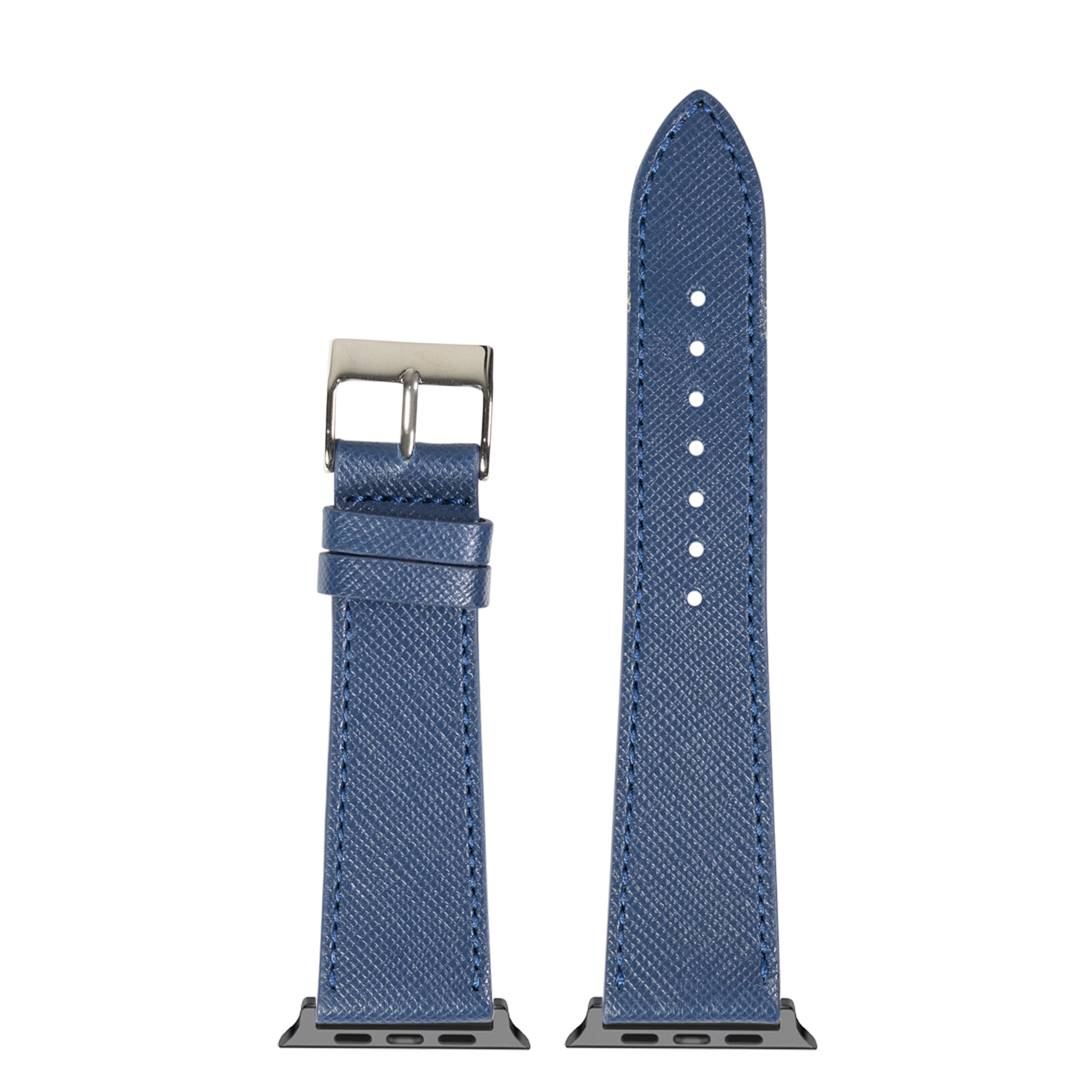 [Apple Watch] Saffiano Leather - Navy Blue
