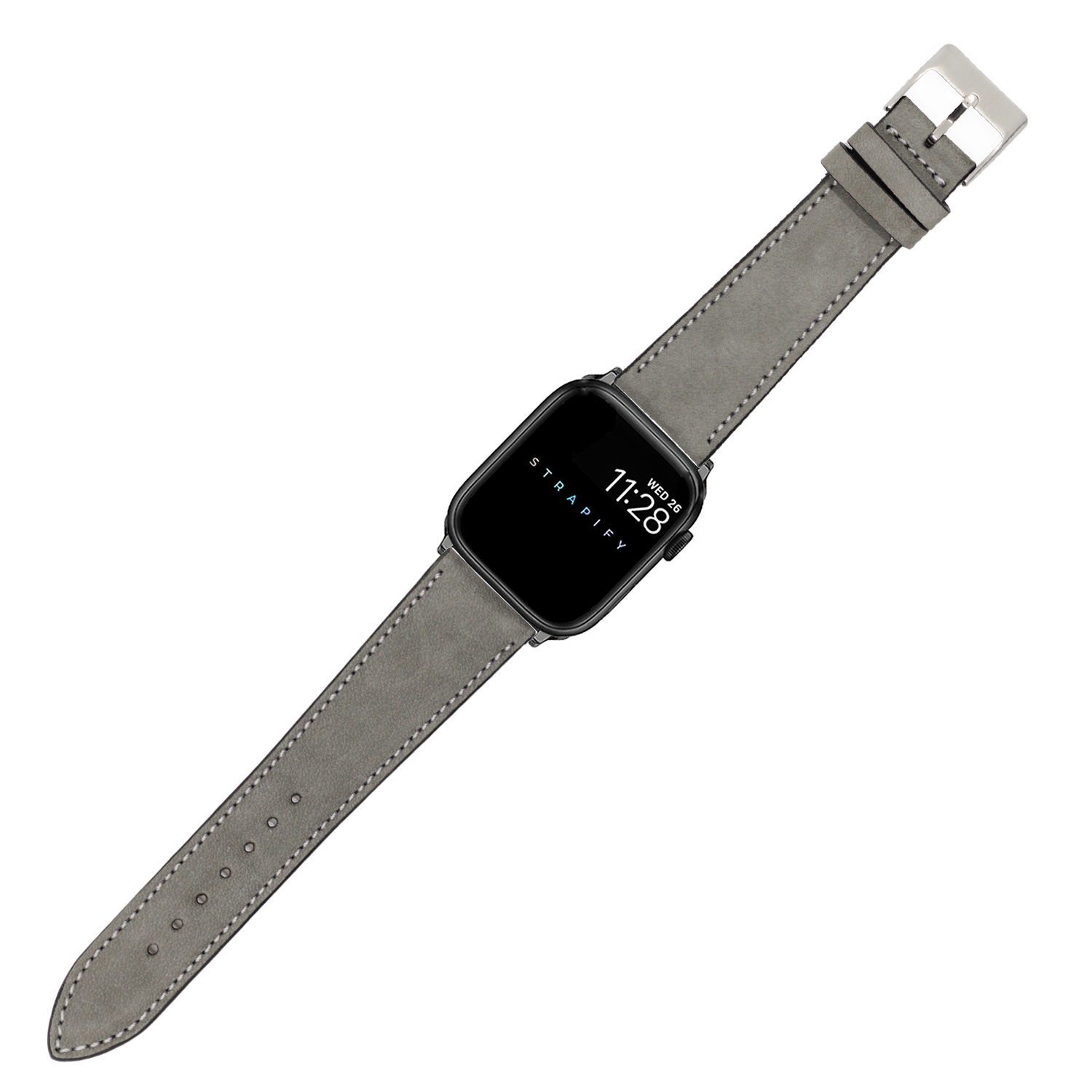 [Apple Watch] Nubuck Leather - Grey