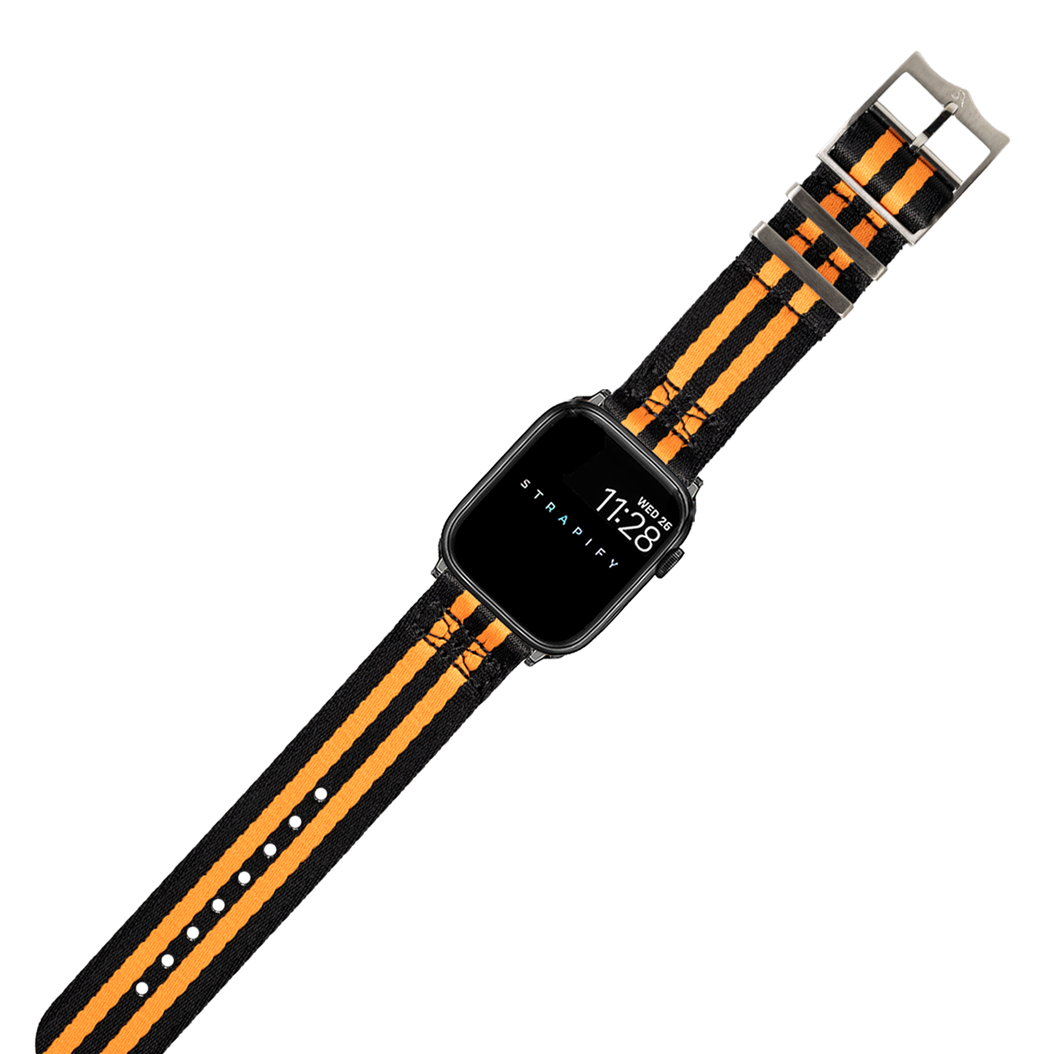 [Apple Watch] Ultra Militex - Black / Orange