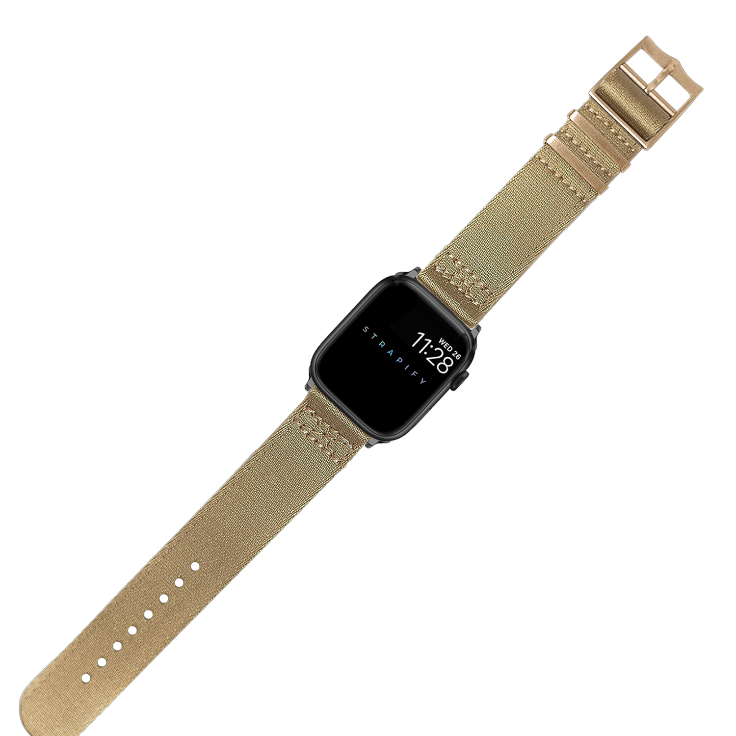[Apple Watch] Ultra Militex - Desert Sand [Rose Gold Hardware]
