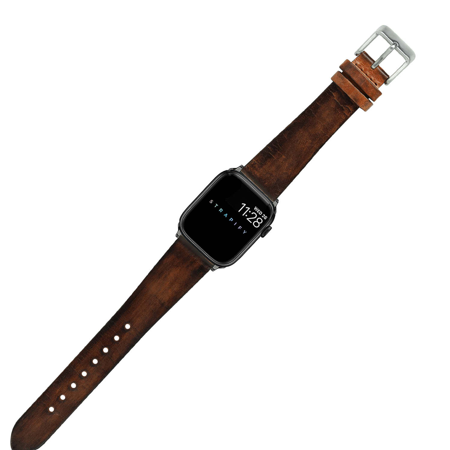 [Apple Watch] Vintage Leather - Smoked Brown