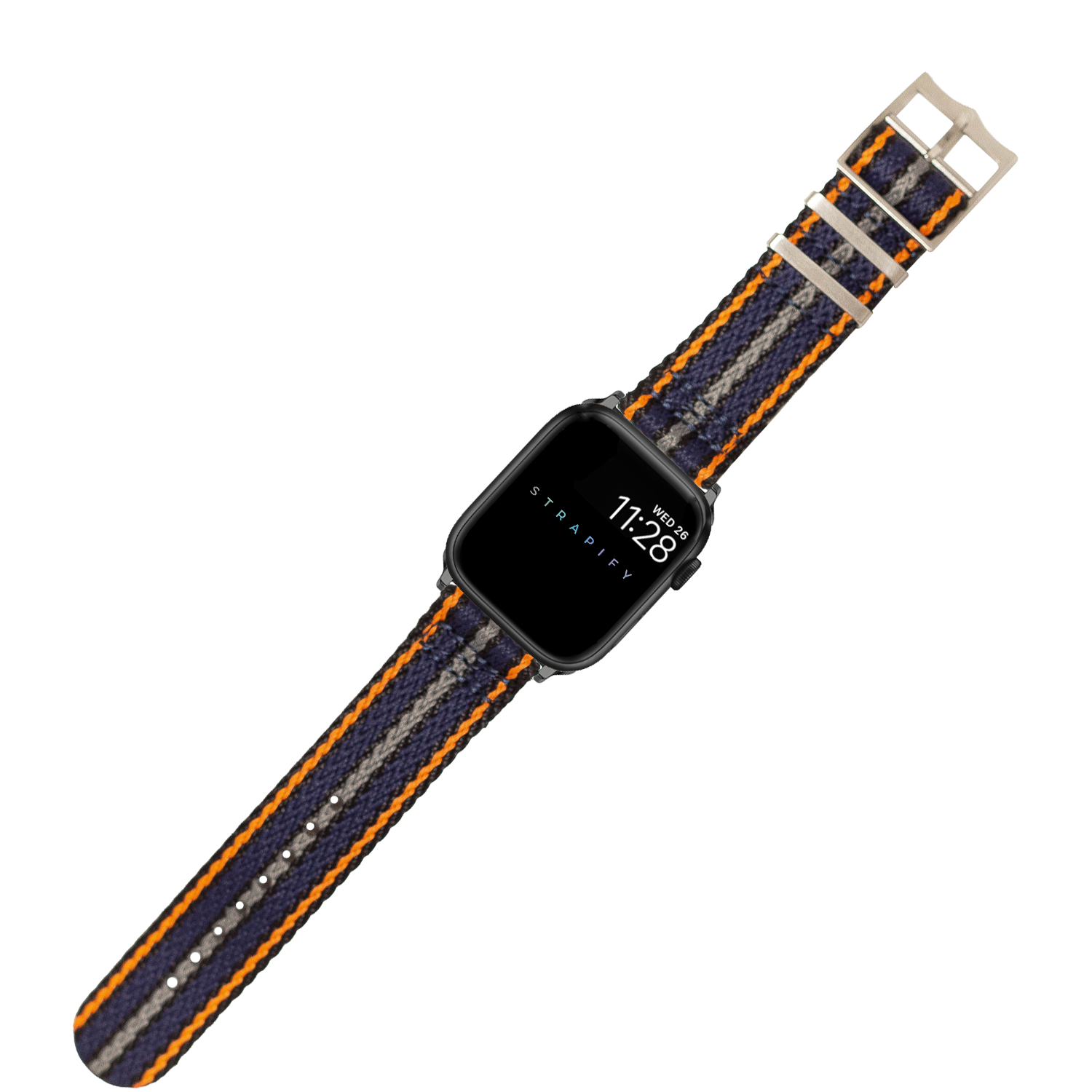 [Apple Watch] Sharktooth Militex - Black / Orange / Blue / Grey