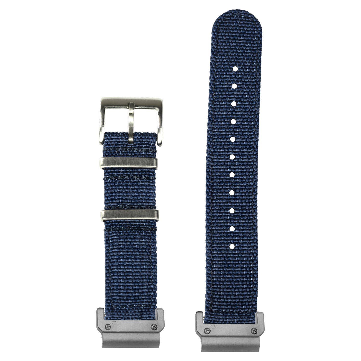 Alpha Militex Navy Blue strap with QuickFit adapters attached to both ends