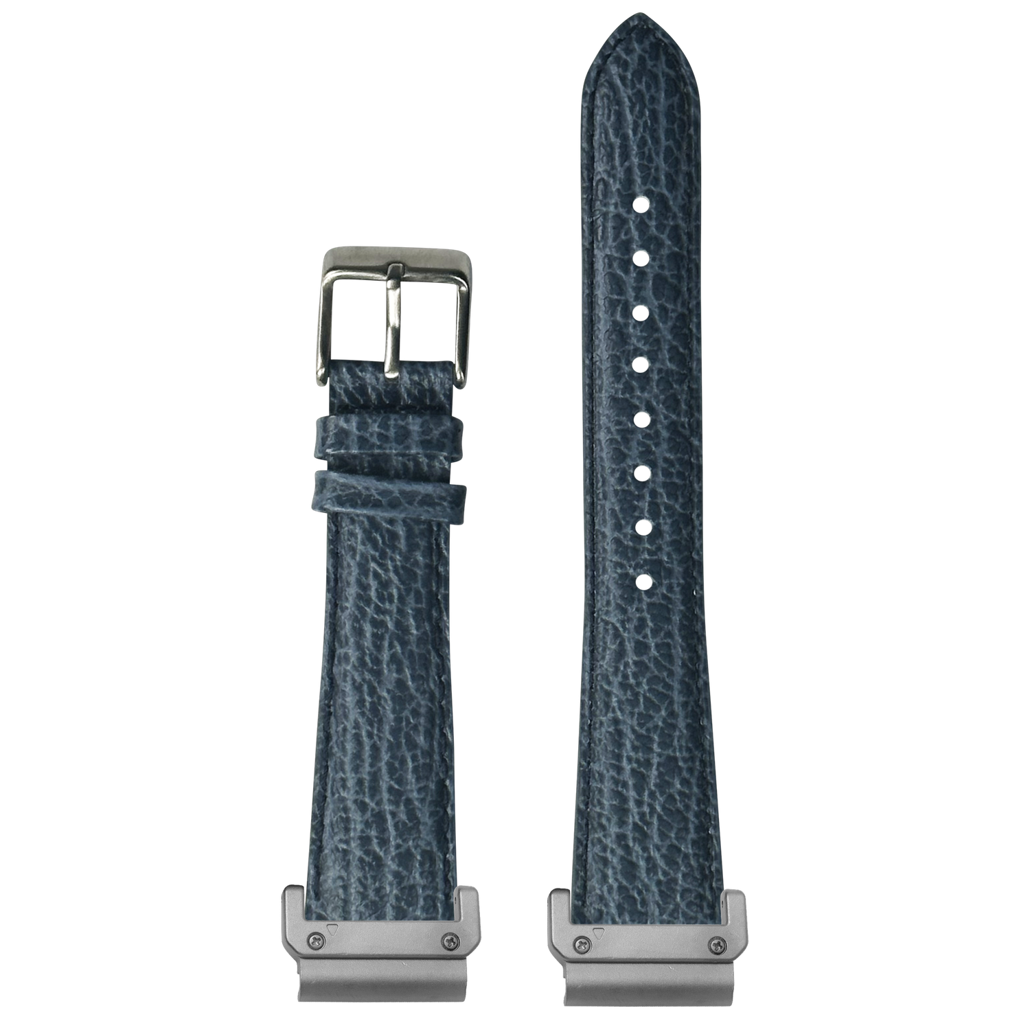 Faux Sharkskin Blue strap with QuickFit adapters attached to both ends