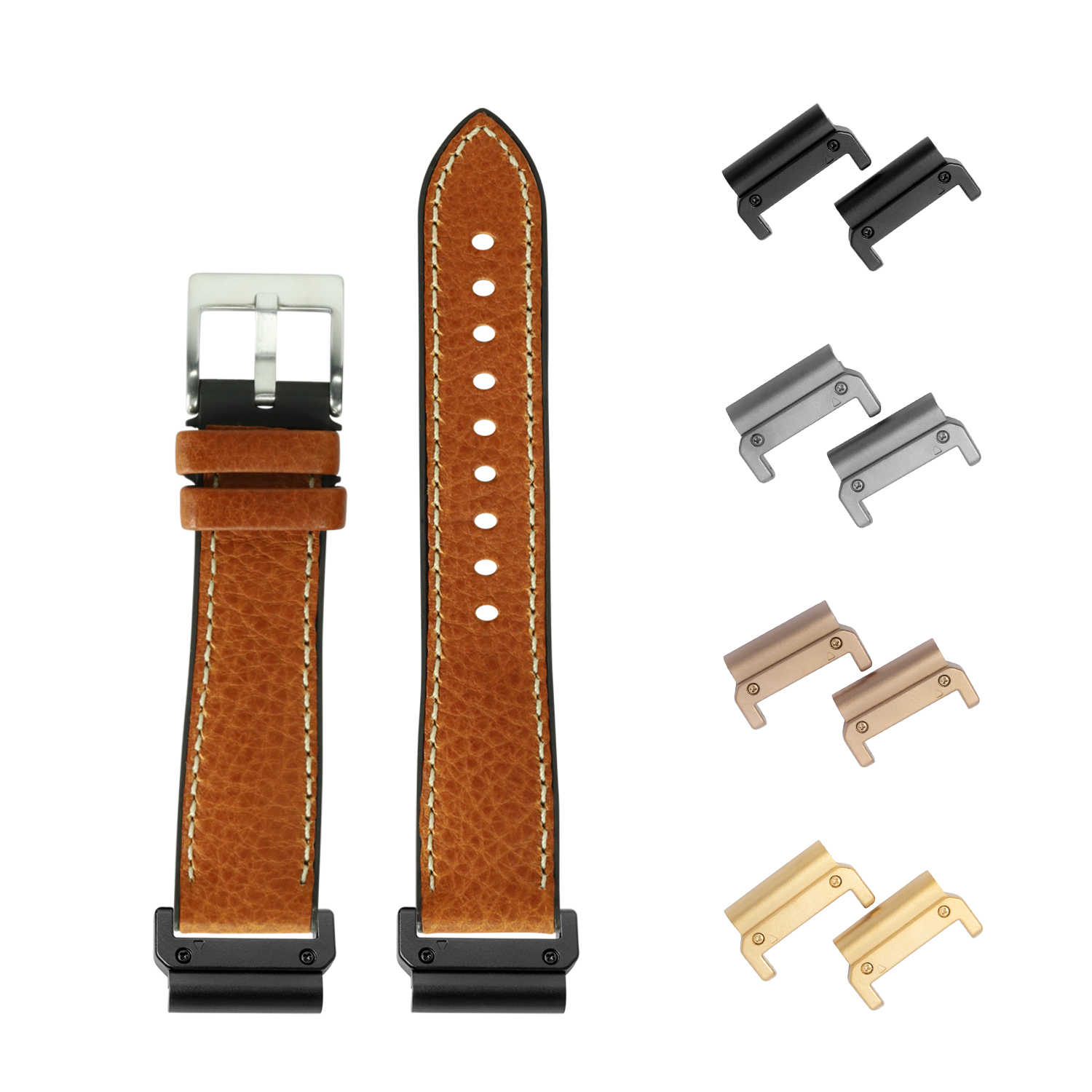 [QuickFit] Italian Leather & FKM Rubber Hybrid 22mm
