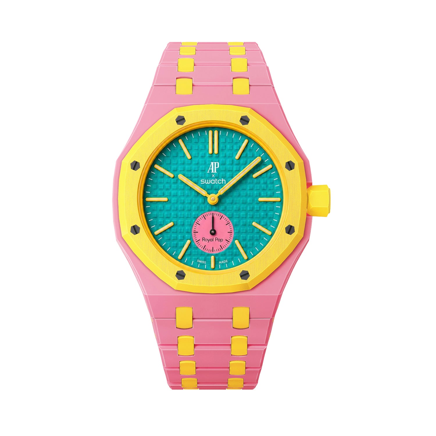 PRE-ORDER] [AP x Swatch Royal Pop] Bioceramic Strap - Pink