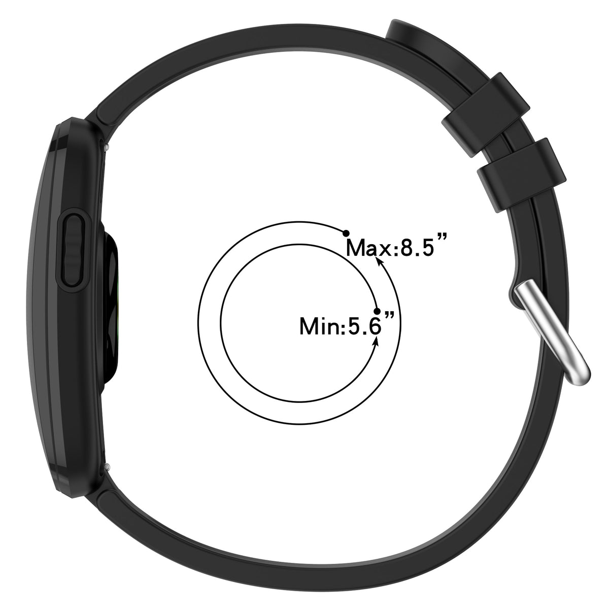 Garmin Cirqa Silicone - dimensions and profile