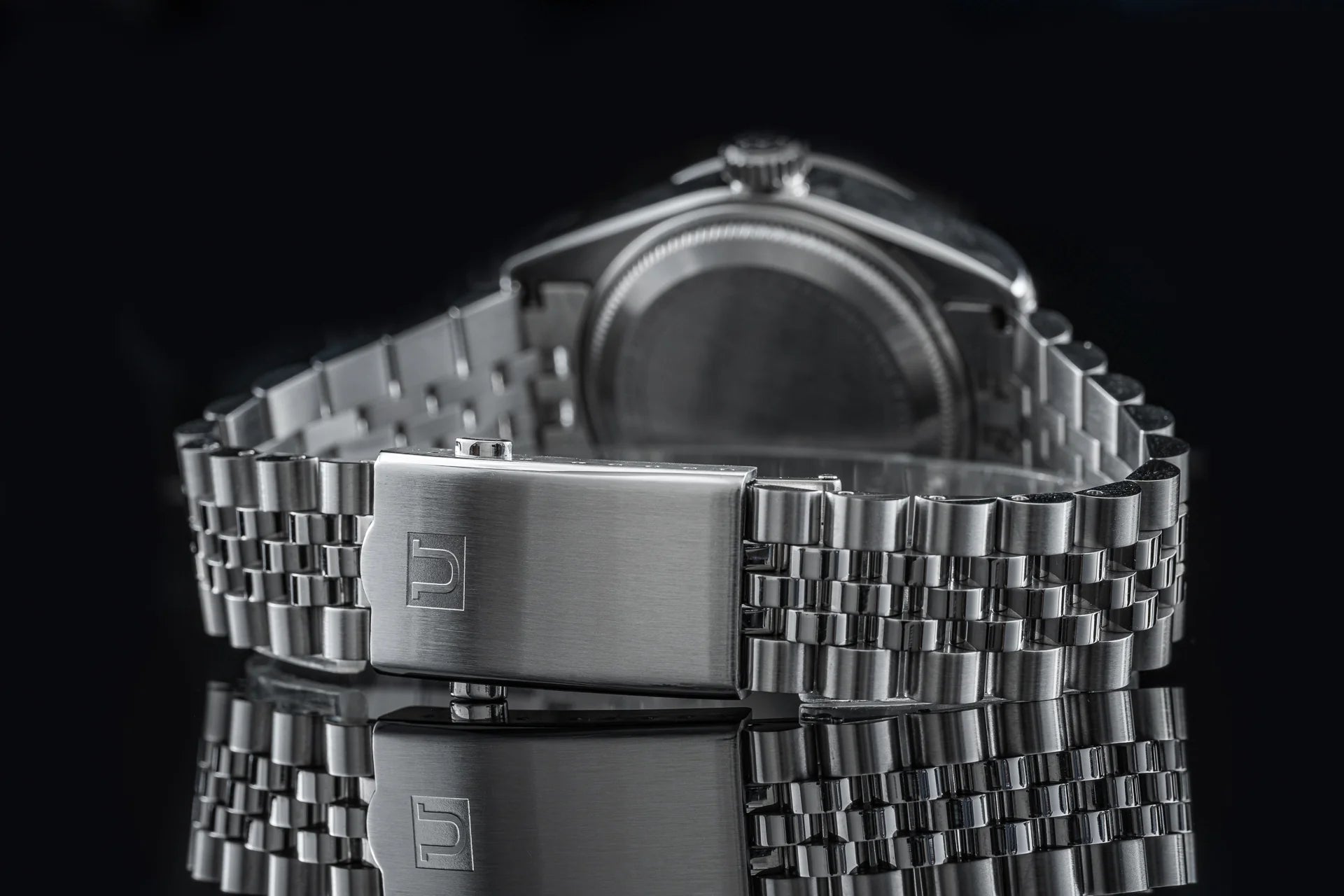 Stainless steel bracelet with brushed clasp for Tudor Black Bay 58 GMT luxury watch