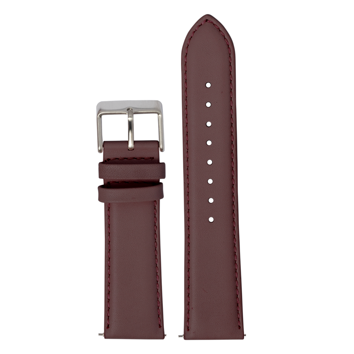 Padded Leather - Bordeaux for Pixel Watch 3-5 45mm