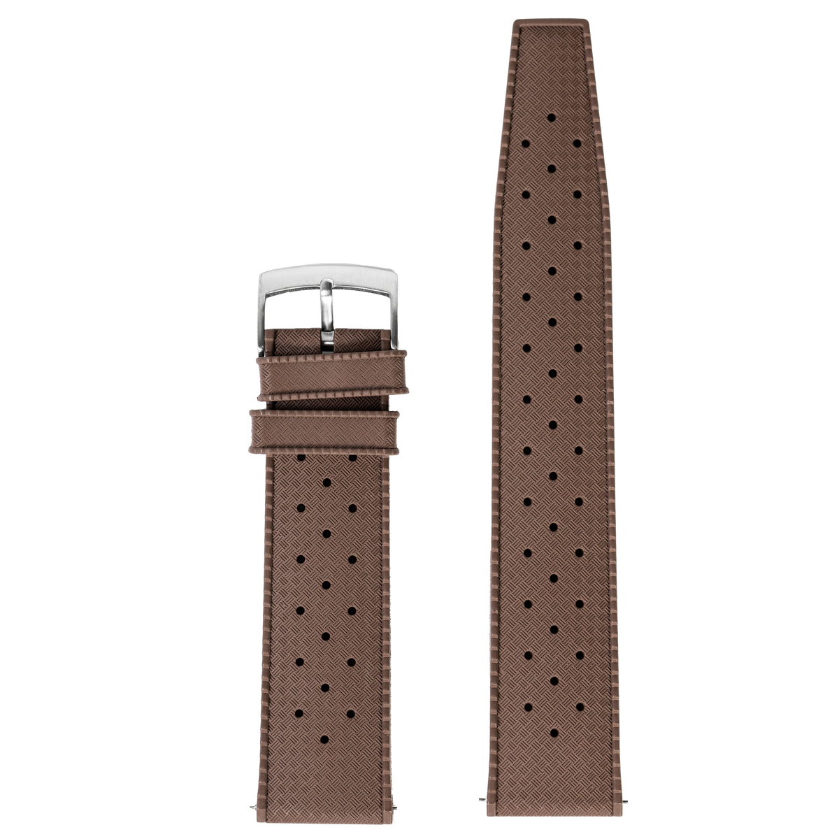 King Tropic FKM Rubber - Brown for Pixel Watch 3-5 45mm
