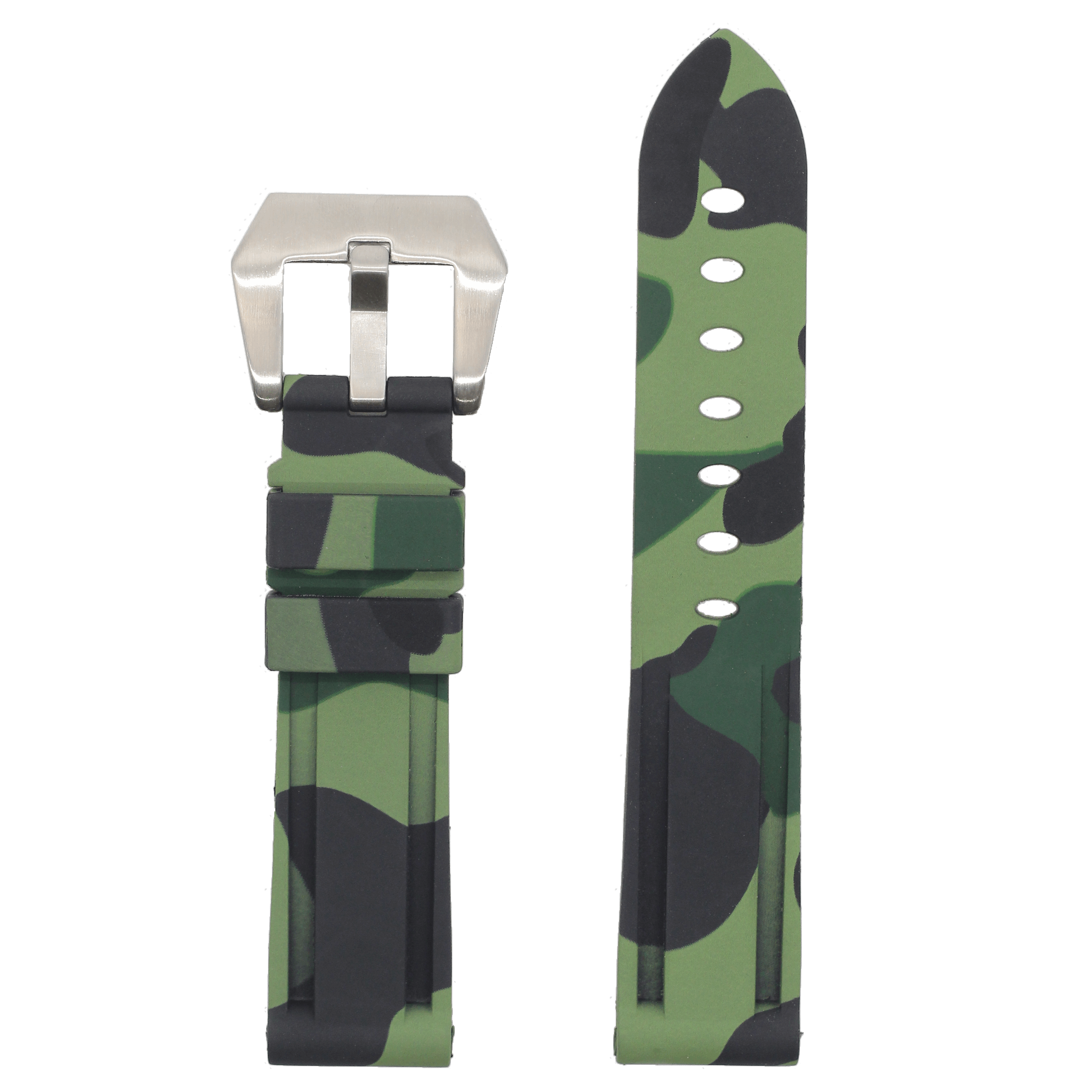 Camo Flexi Rubber - Green - Strapify