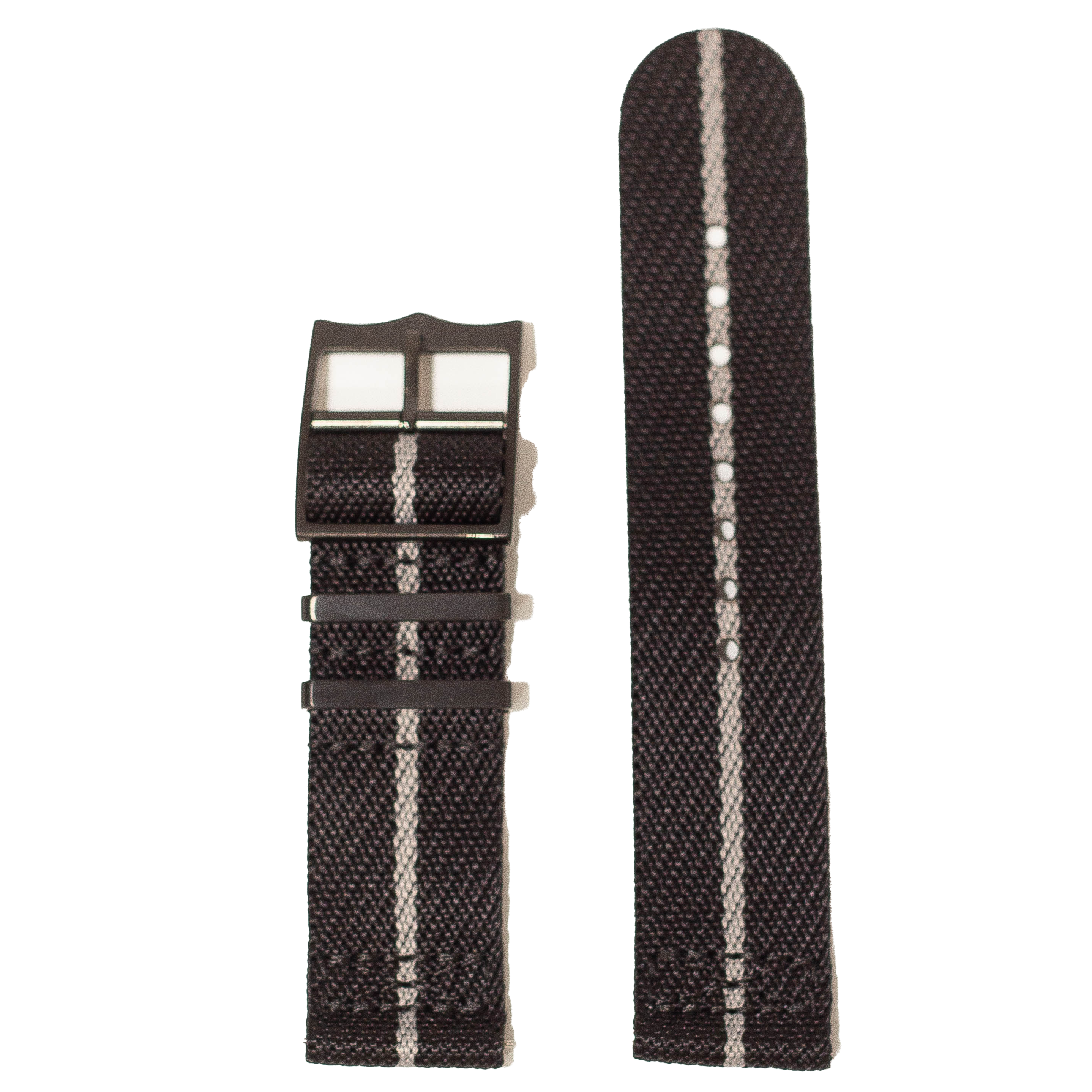 [Fitbit Versa 3 & 4/Sense 1 & 2] Cross Militex - Stealth Black / Grey [Black Hardware]
