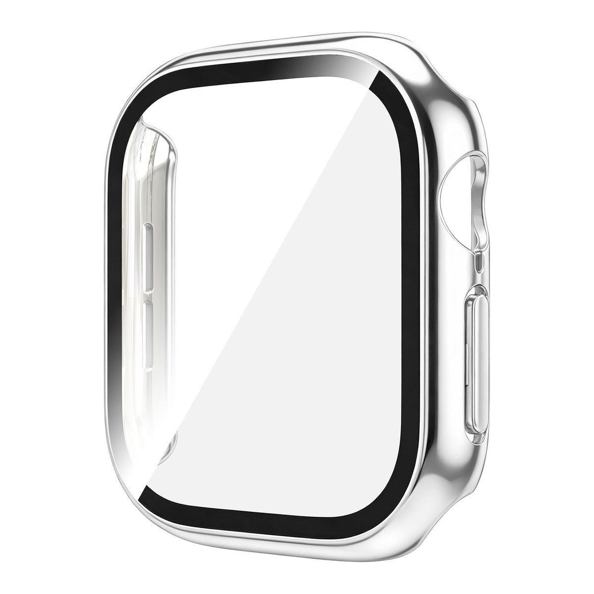 Apple Watch Series 12 Protective Case - Electroplated Silver