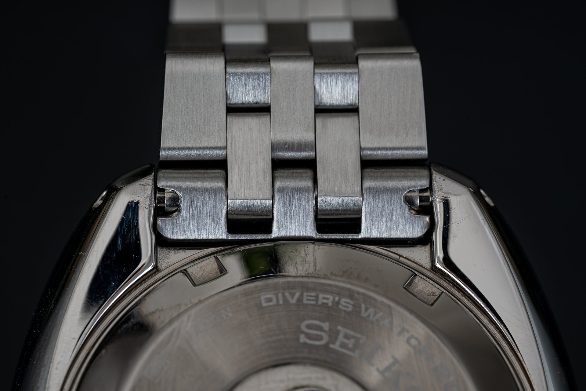 Stainless steel Uncle Super Engineer bracelet for Seiko SPB15x Willard dive watch with solid links and secure clasp