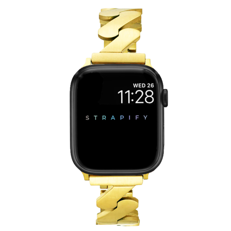 [Apple Watch] Jagged Link Bracelet - Gold