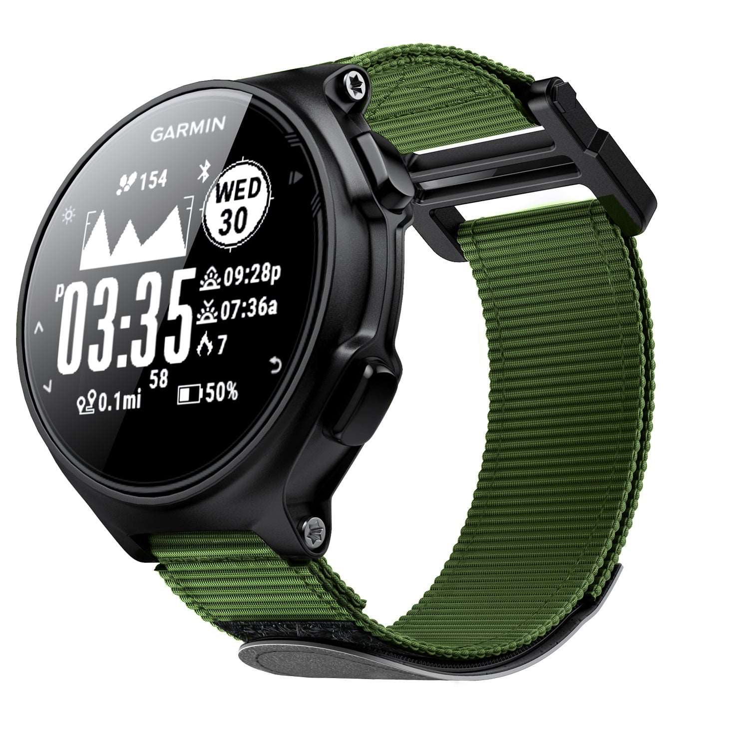 Garmin Forerunner 220/ 230/ 235/ 620/ 630/ 735XT / S6 / S20 - Sports Loop (Velcro)