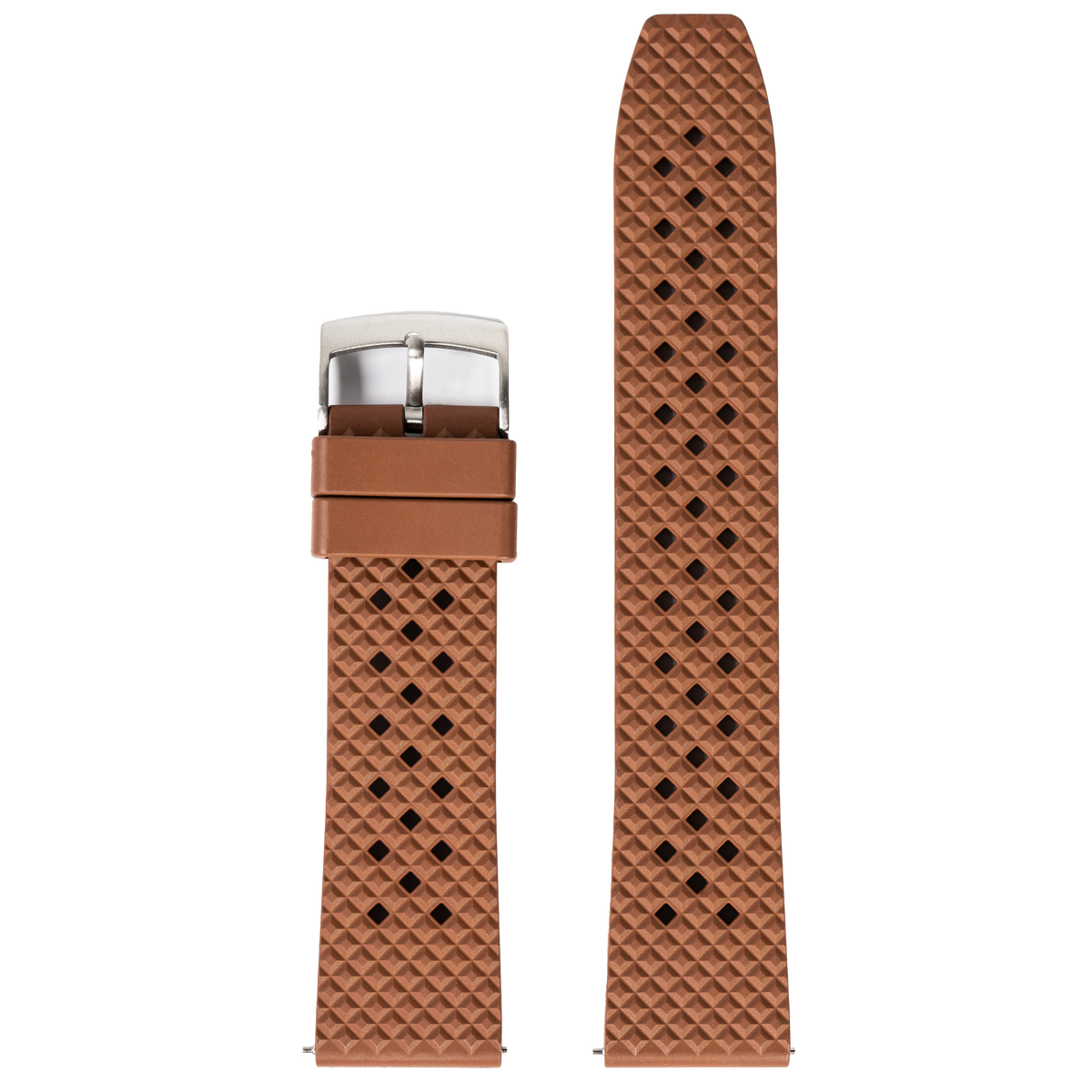 King Honeycomb FKM Rubber - Brown for Pixel Watch 1-5 41mm