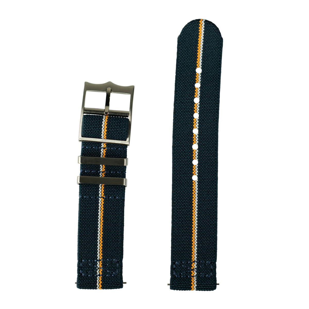 ElastoFlex - Navy Blue/Orange/White for Pixel Watch 1-5 41mm
