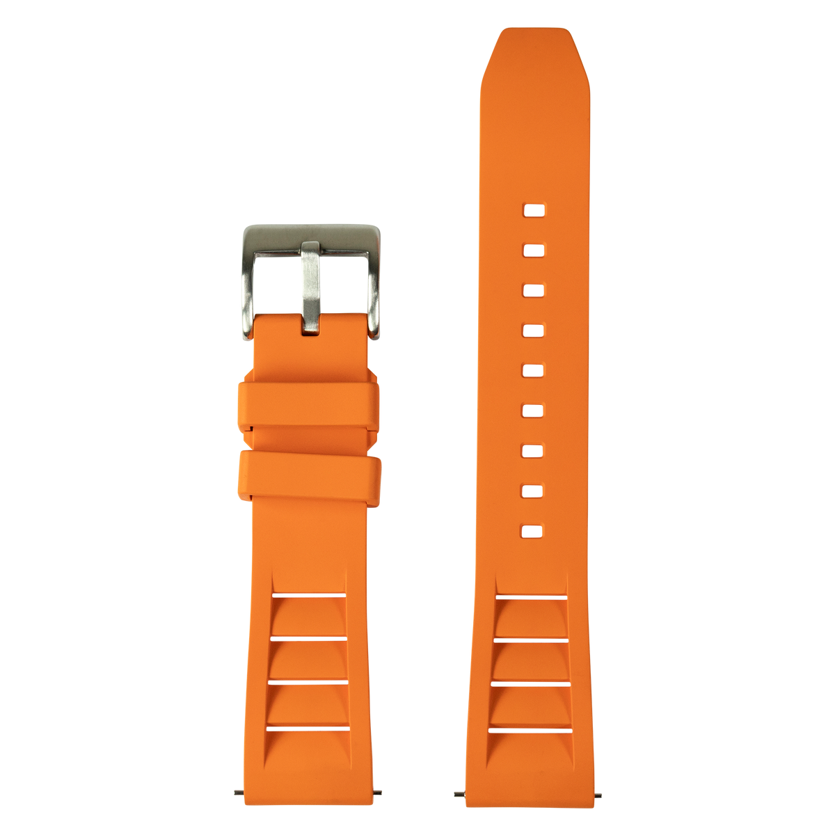 Shark Fin FKM Rubber - Orange for Pixel Watch 1-5 41mm