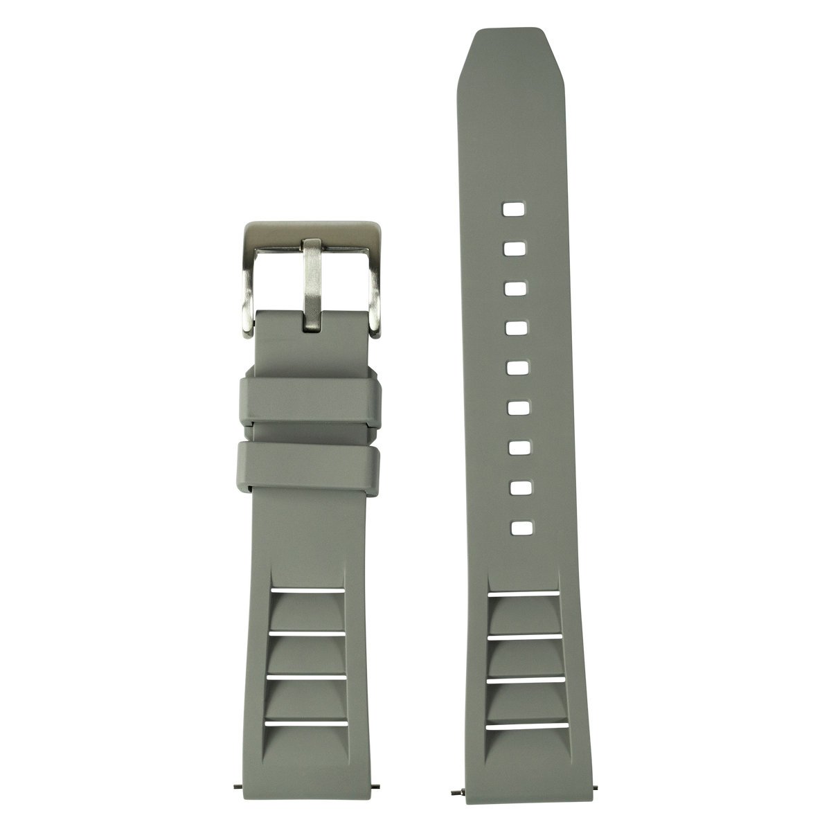 Shark Fin FKM Rubber - Grey for Pixel Watch 1-5 41mm