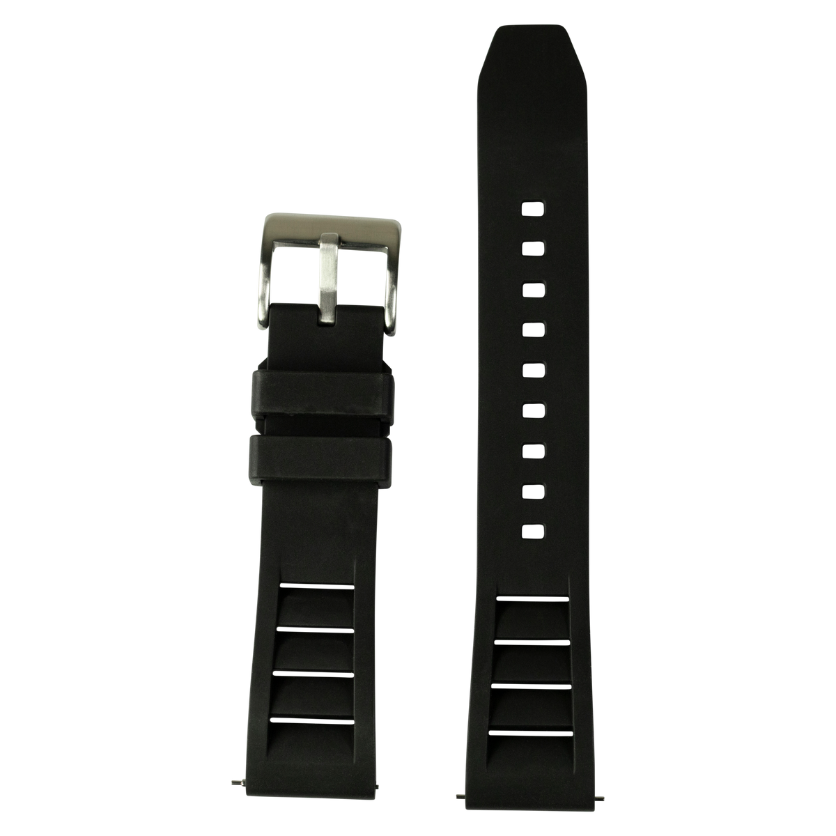 Shark Fin FKM Rubber - Black for Pixel Watch 3-5 45mm
