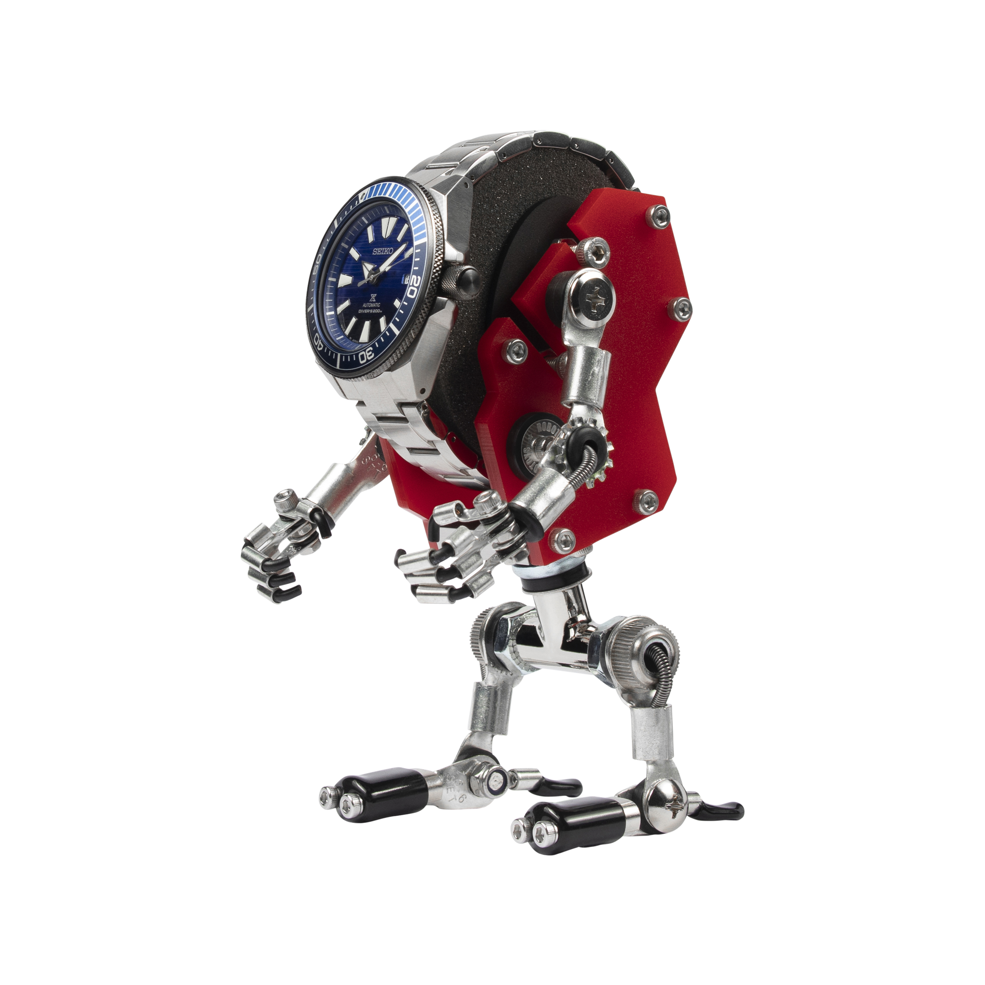 [RoboToys] Watch Stand - MiniMech - Red