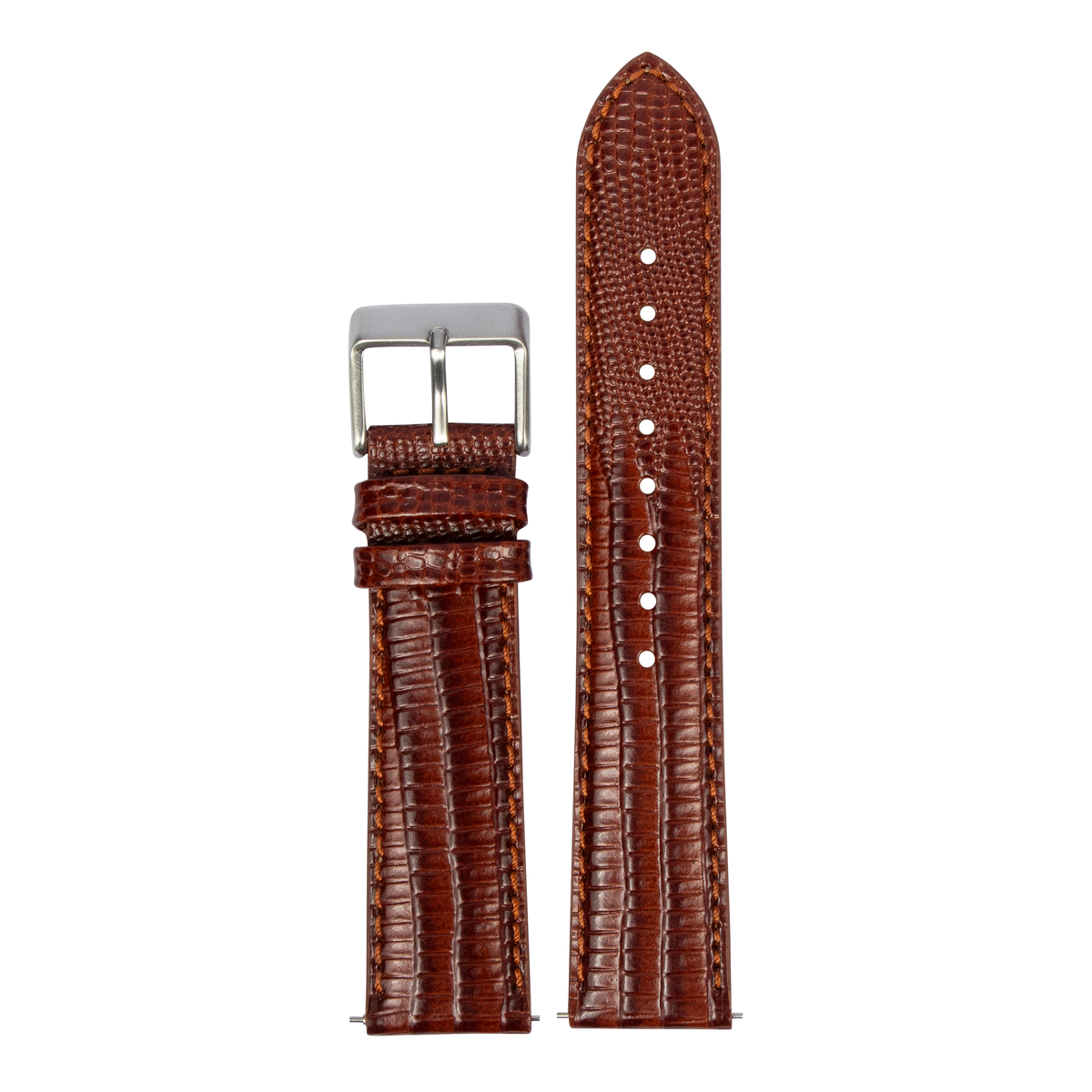 Faux Lizard - Brown for Pixel Watch 3-5 45mm