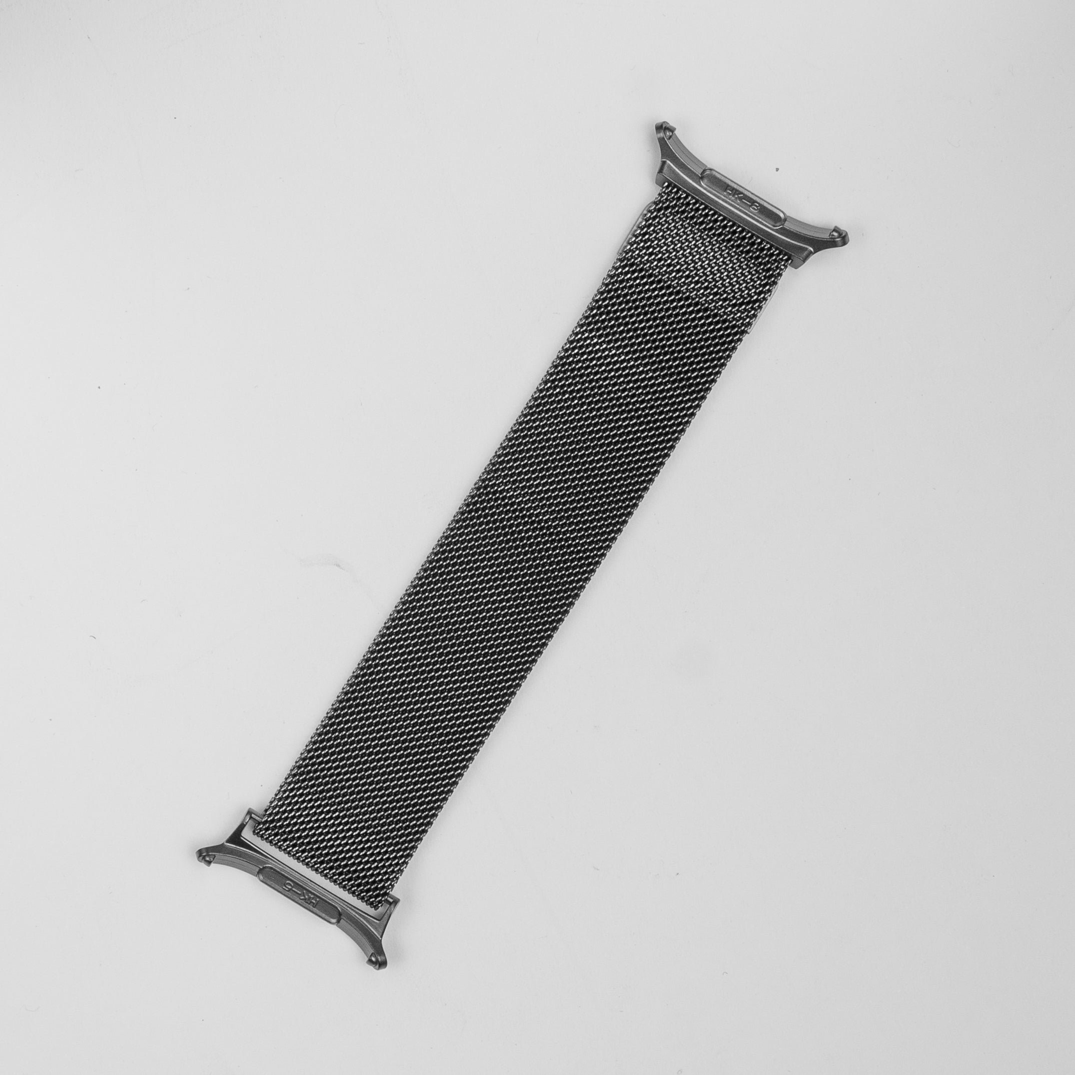 Black stainless steel Milanese mesh band for Galaxy Watch Ultra with magnetic closure