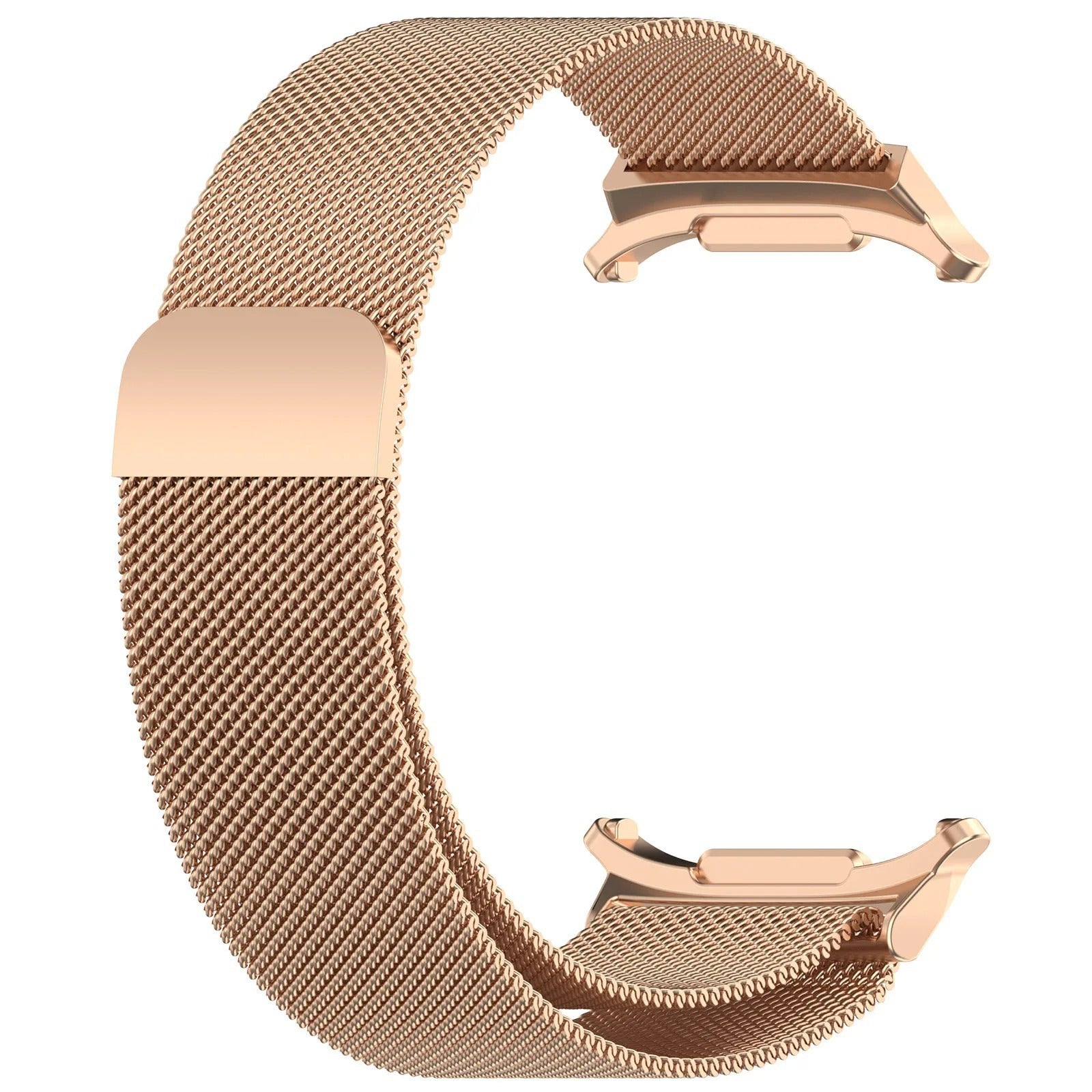 Rose gold Milanese mesh watch band with magnetic clasp for Galaxy Watch Ultra