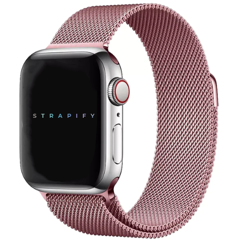 [Apple Watch] Milanese Loop - Rose Pink