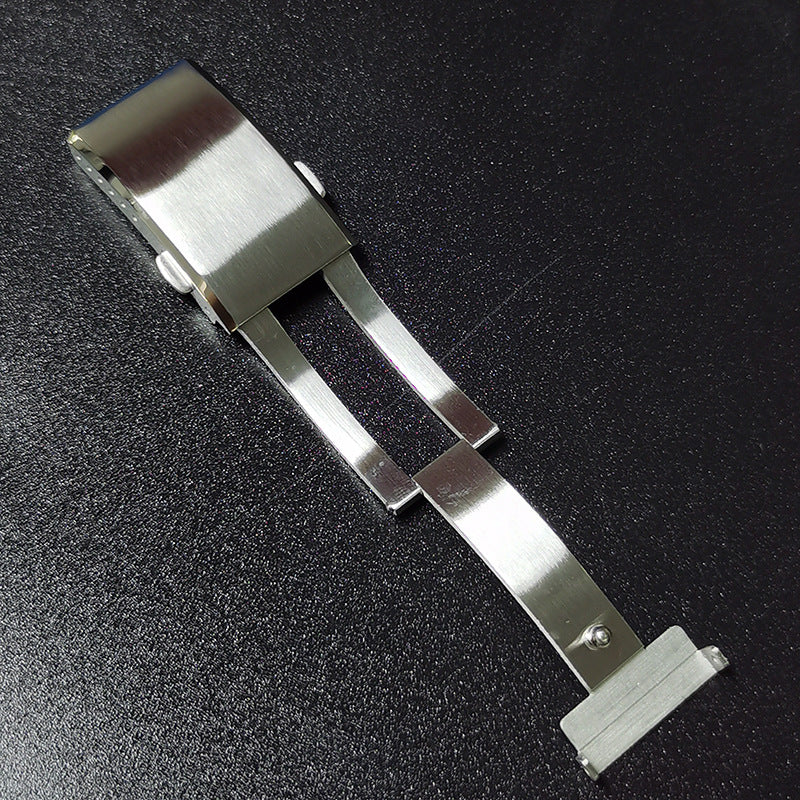 Steel Bracelet Push-Button Folding Clasp