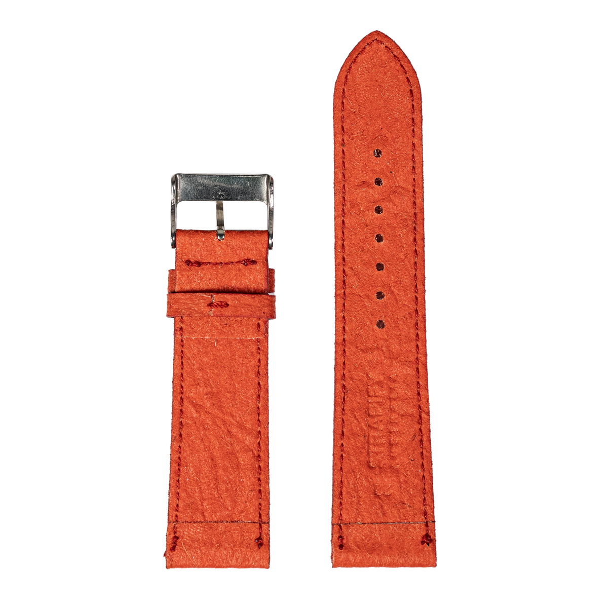 Pineapple Vegan Leather - Red for Pixel Watch 3-5 45mm