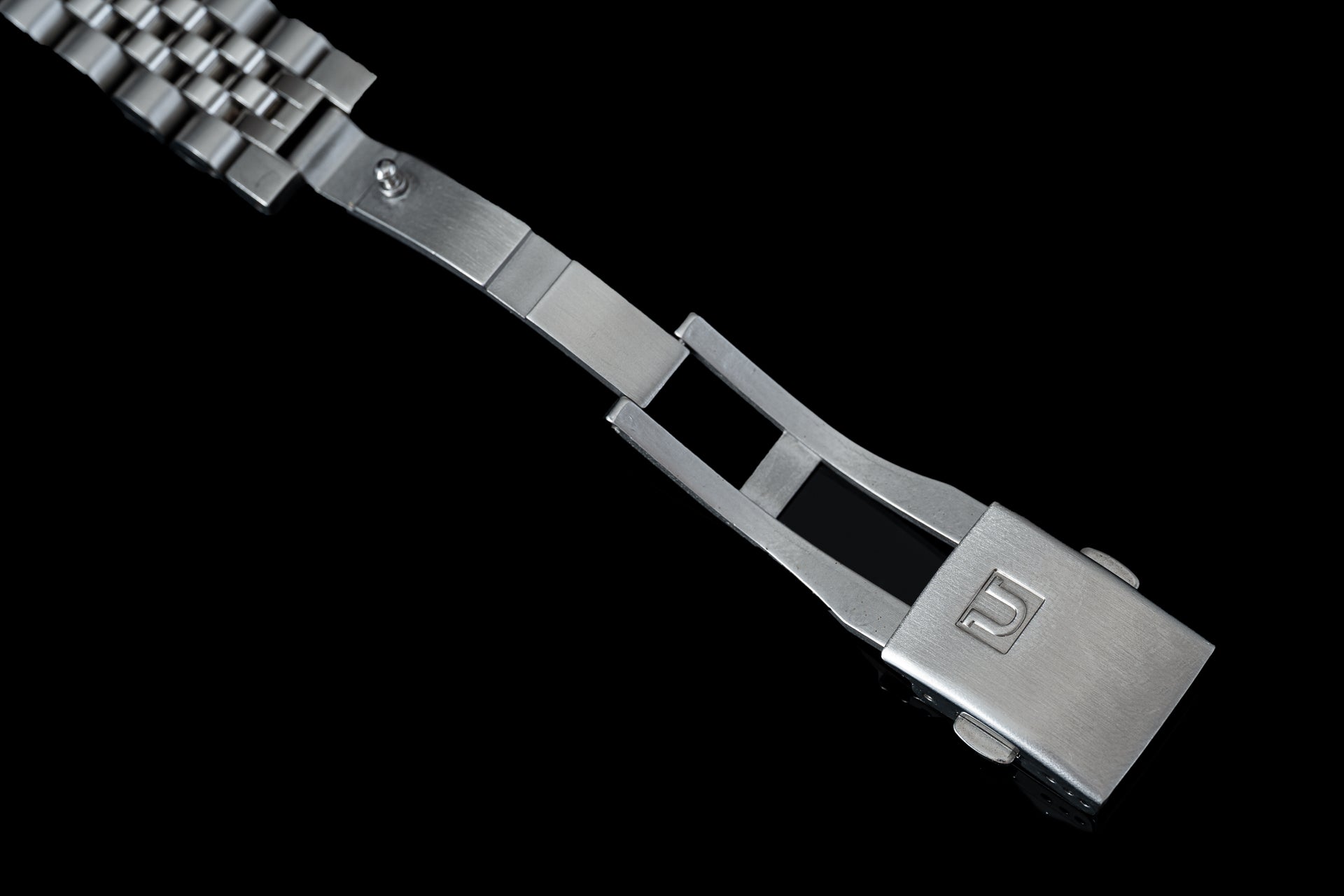 Stainless steel Uncle Executive bracelet for Seiko 5 SNXS watch with secure clasp and link design