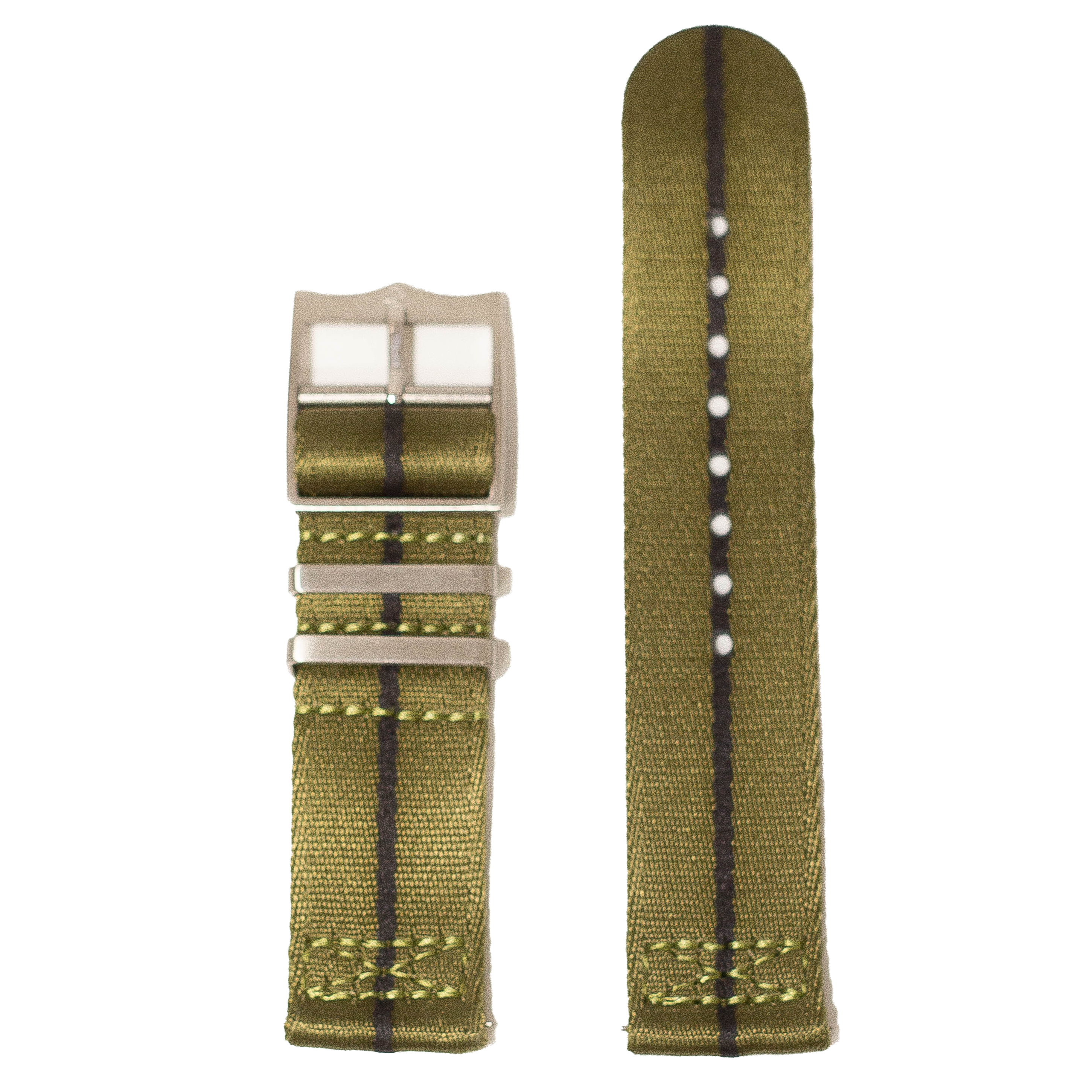 [Fitbit Versa 3 & 4/Sense 1 & 2] Ultra Militex - Army Green / Black Stripe
