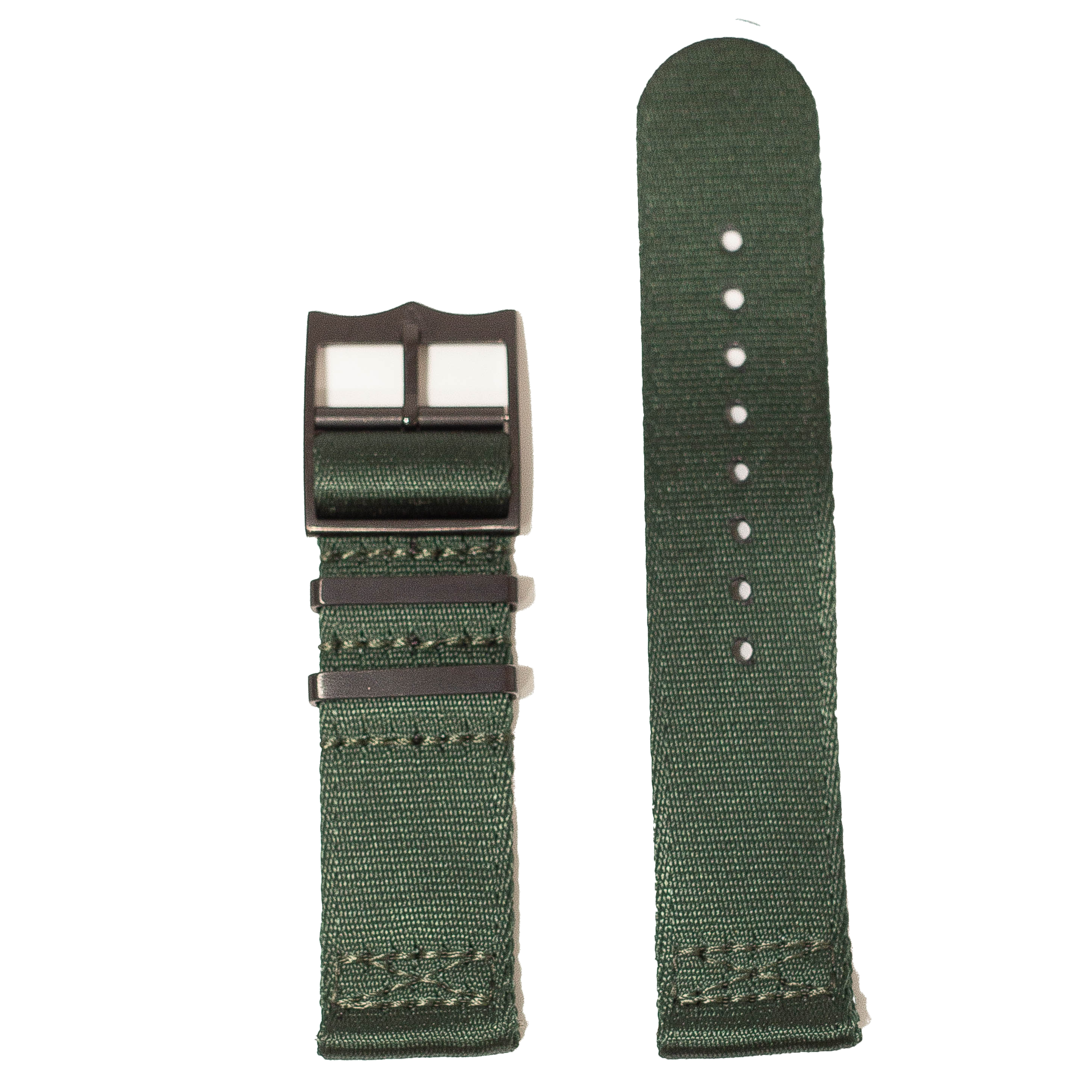 [Fitbit Versa 3 & 4/Sense 1 & 2] Ultra Militex - Forest Green [Black Hardware]