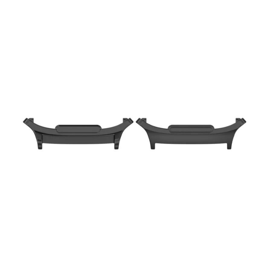 Black strap adapters for Galaxy Watch 8 and Ultra models with curved connectors